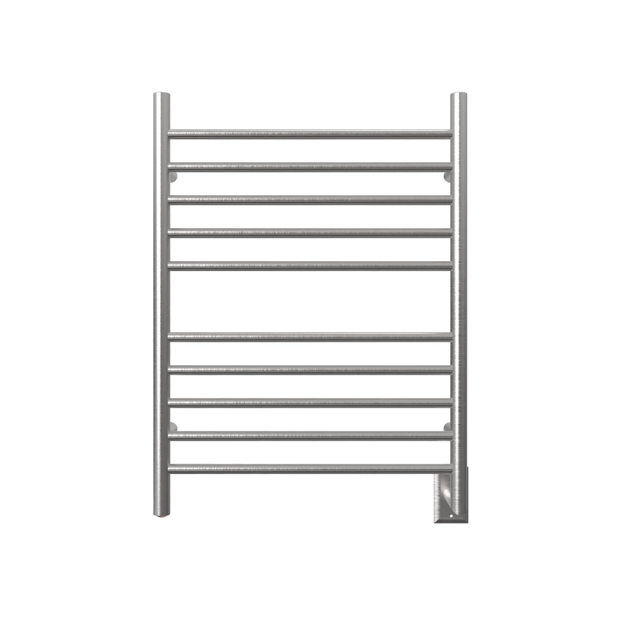 Amba Products 33.5" Gold Hardwired Straight 10 Polished Bar Towel Warmer