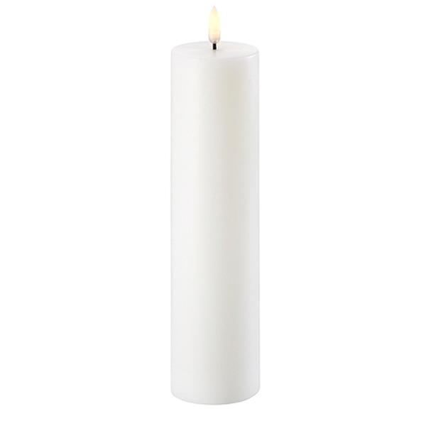 LED kubbelys 22x5,8 cm nordic white