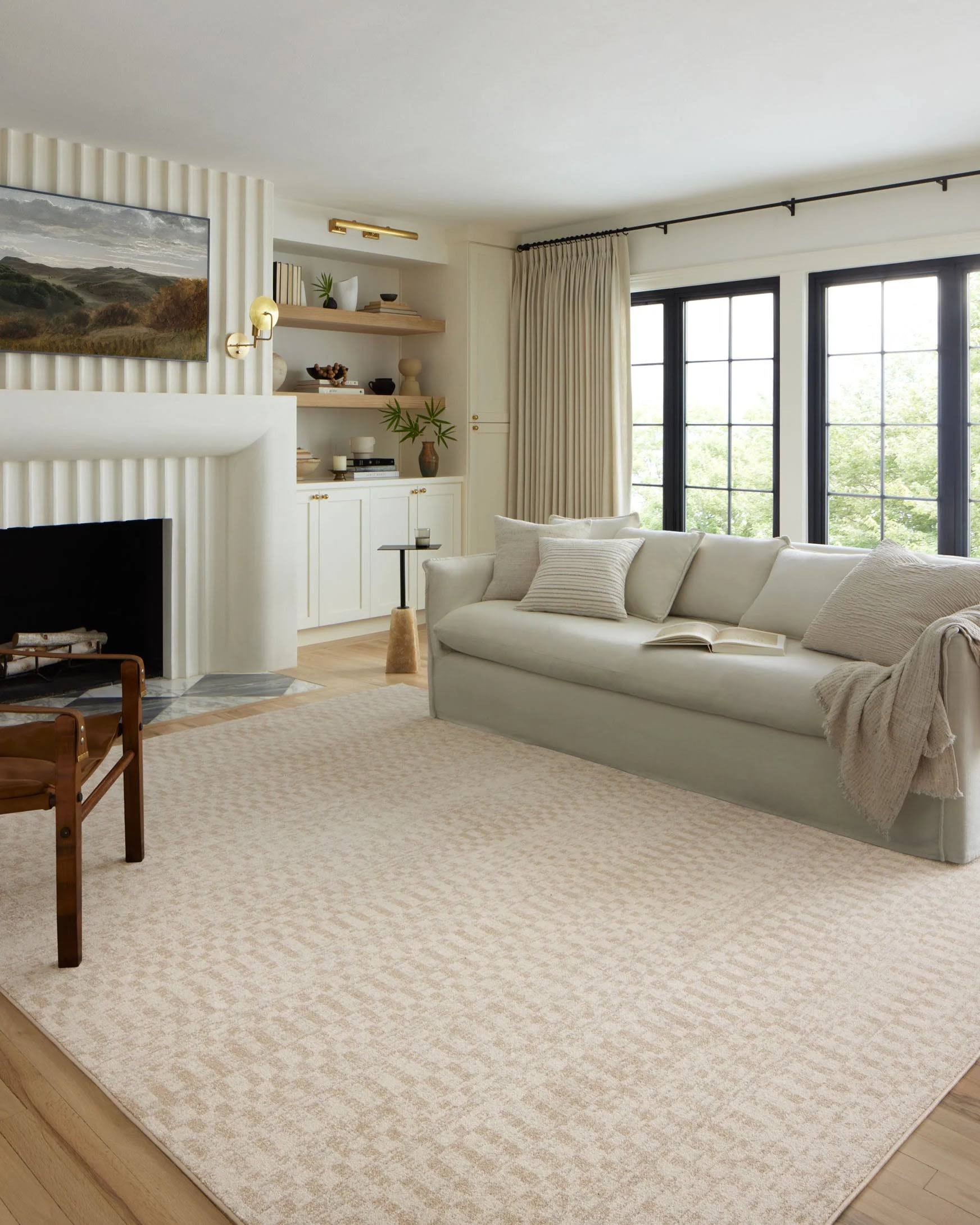 Loloi II Kamala KAM-05 Ivory Natural Rug - 9 ft 2 in x 13 ft