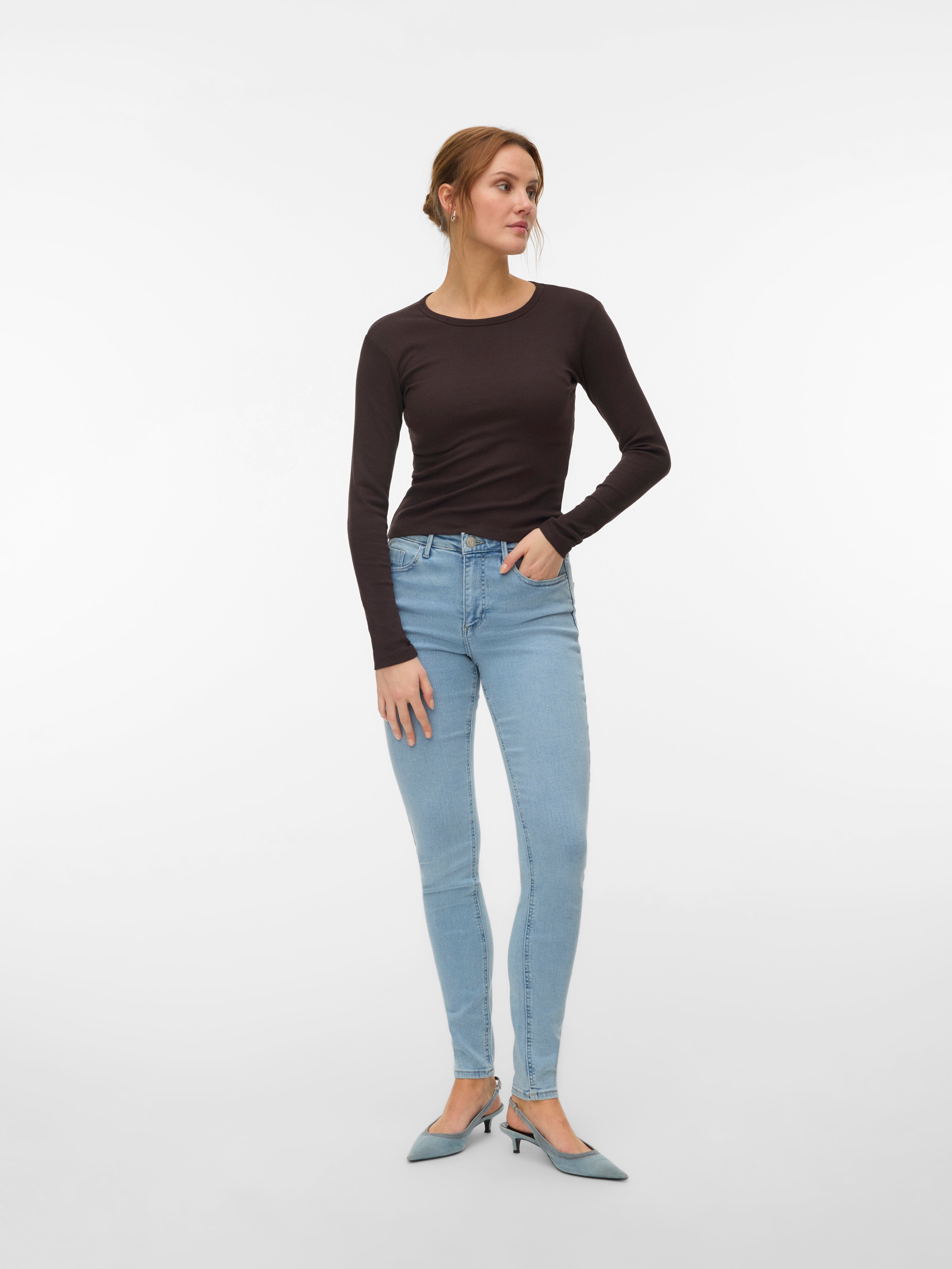 VERO MODA® VMPOLLY Mid rise Skinny Fit Jeans