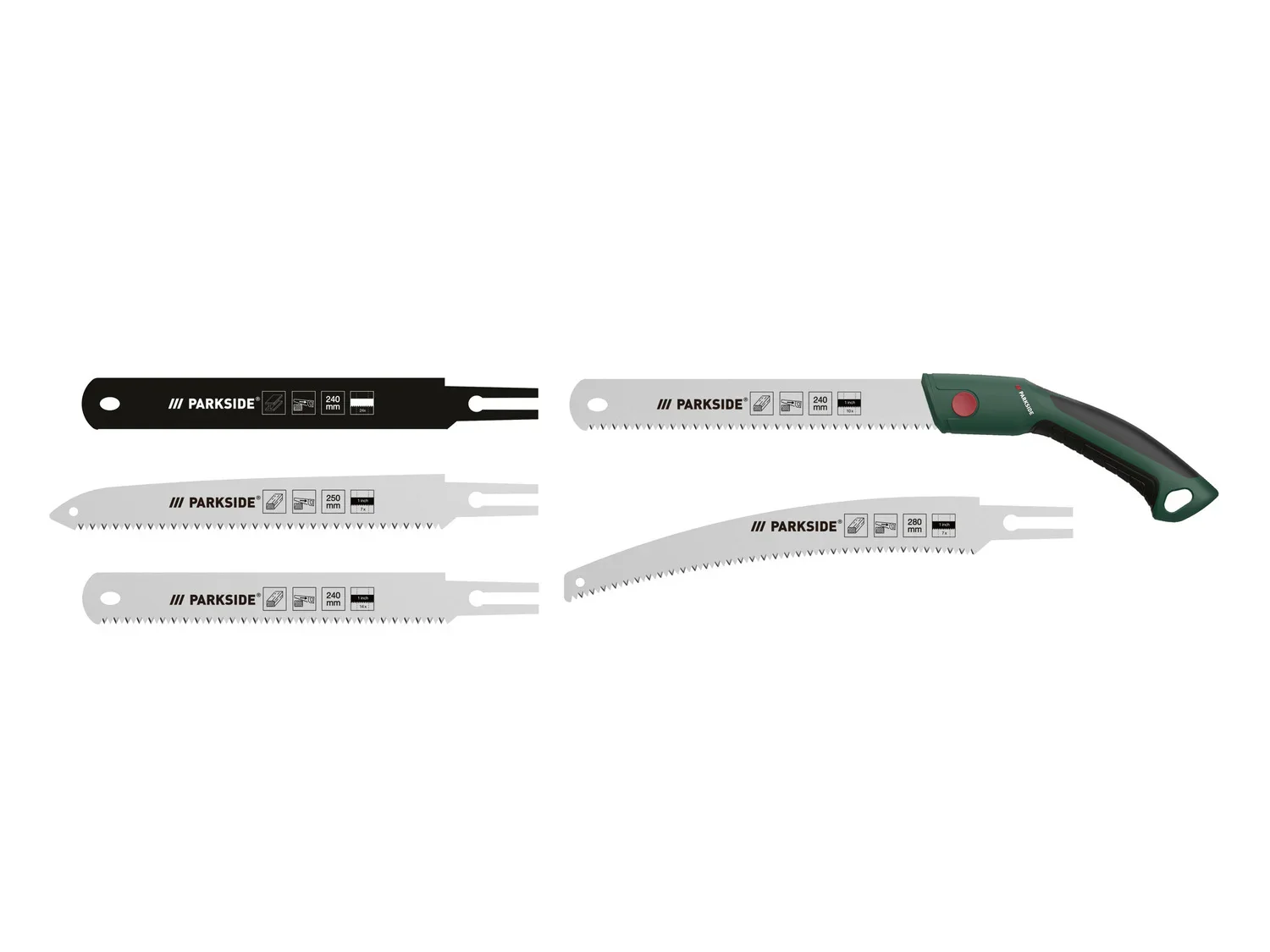 PARKSIDE Jeu de scies  main, 6 pices