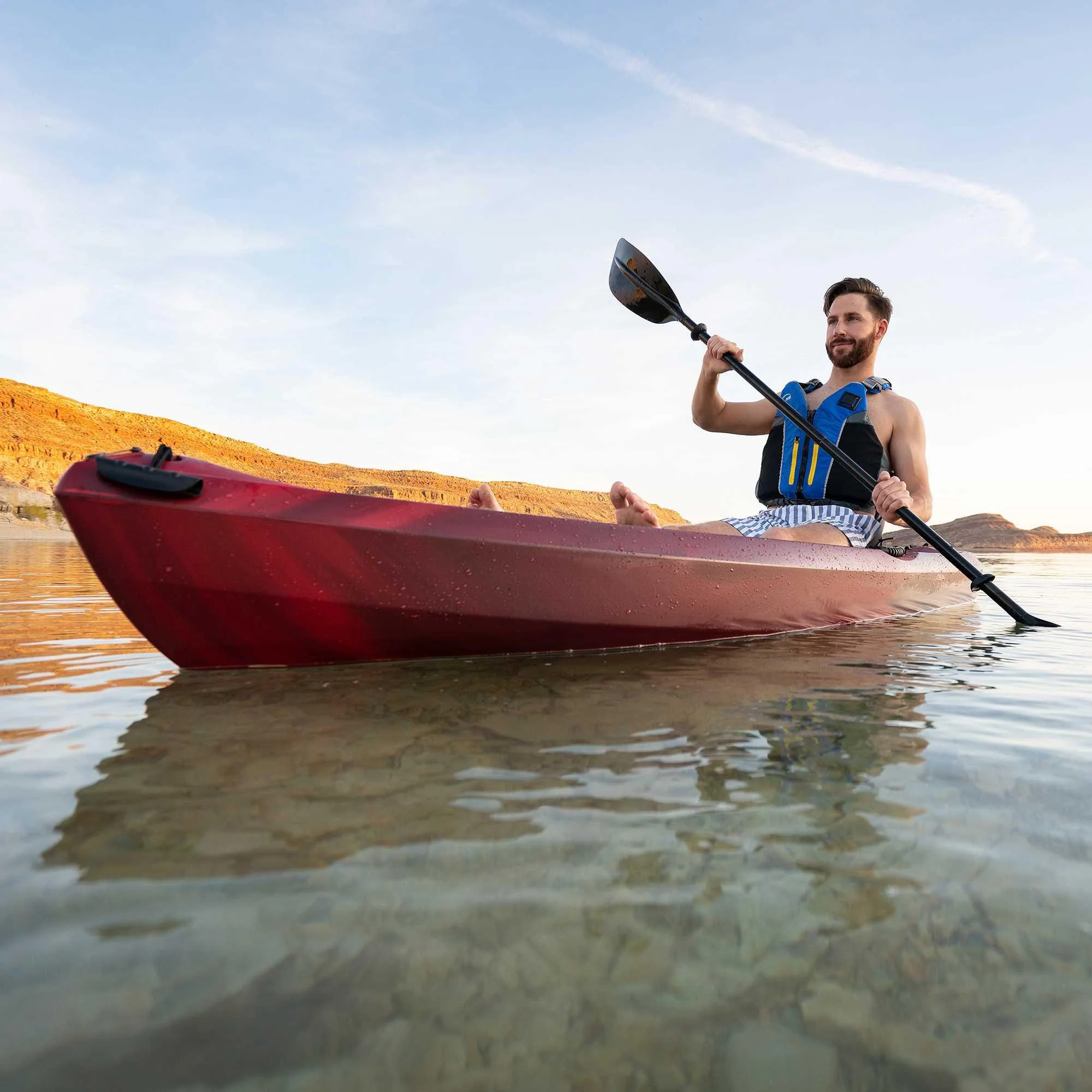 Lifetime Tamarack 10 Ft. Sit - on - Top Kayak, Fire Red (90486)