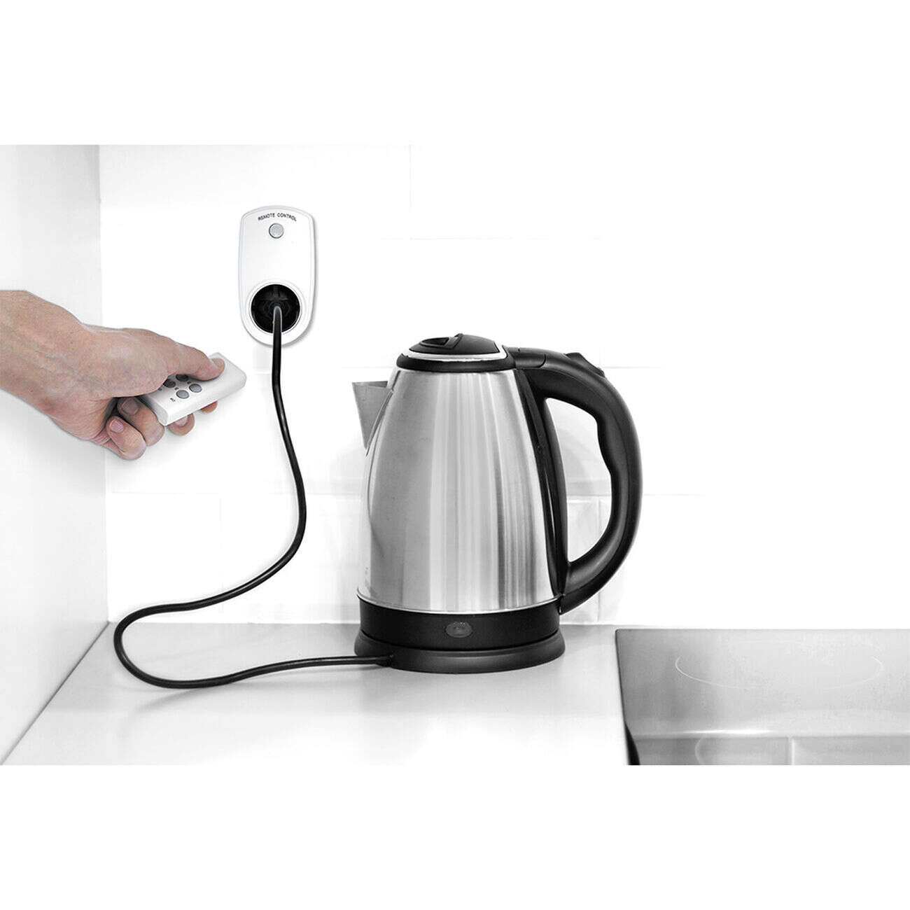 Prise x2 avec télécommande