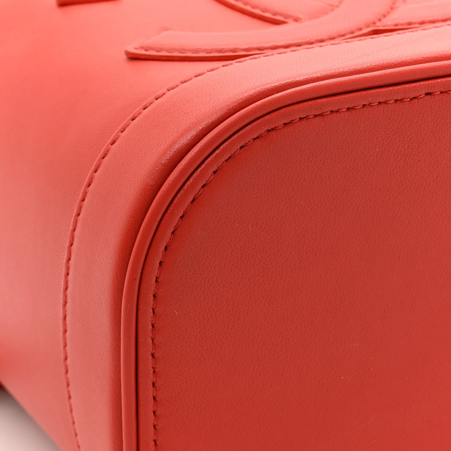 Lambskin Timeless Vanity Cosmetic Case Red