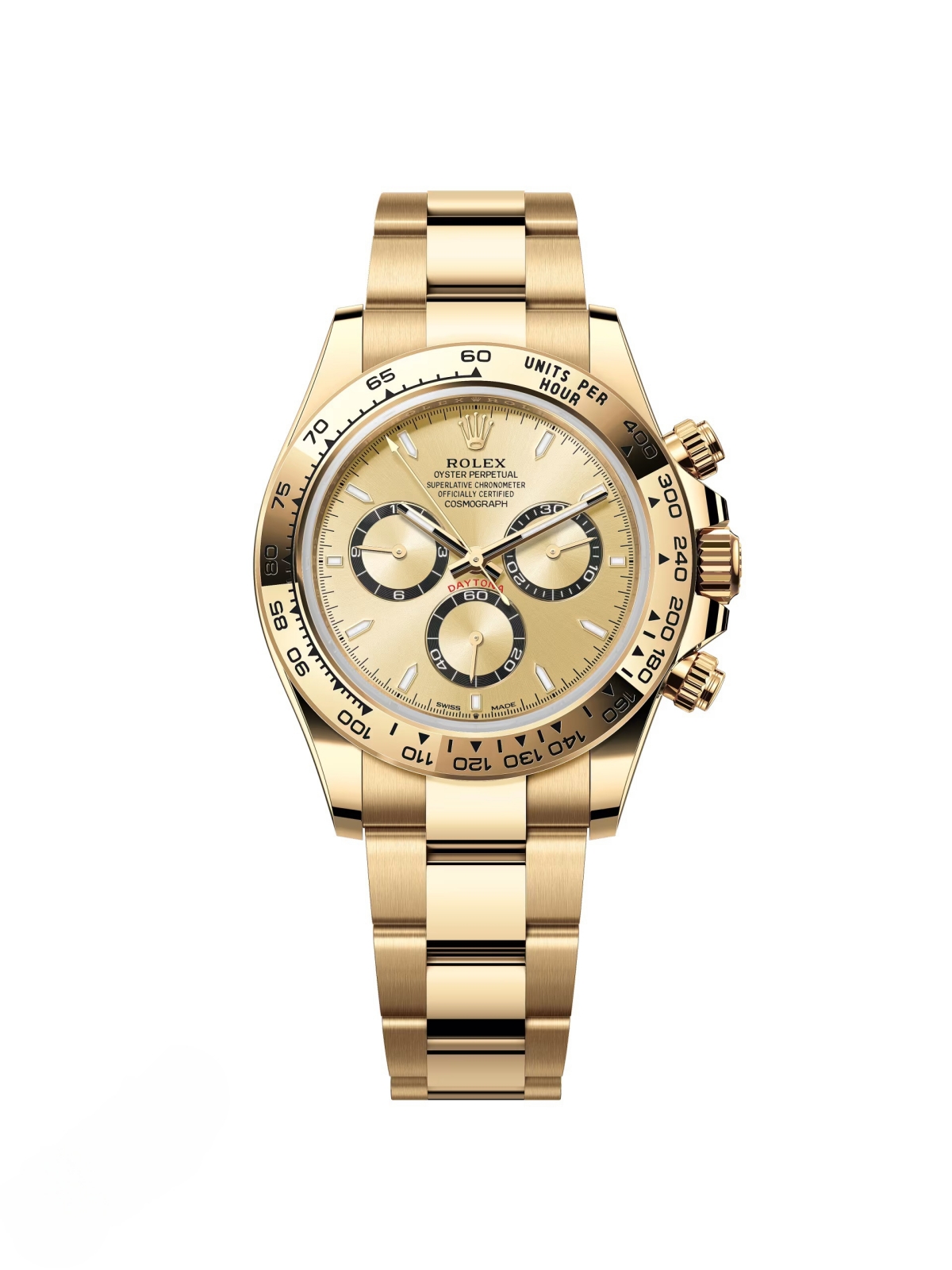 [Super Clone]ROLEX Daytona Yellow Gold/Champagne/Oyster  m126508-0005