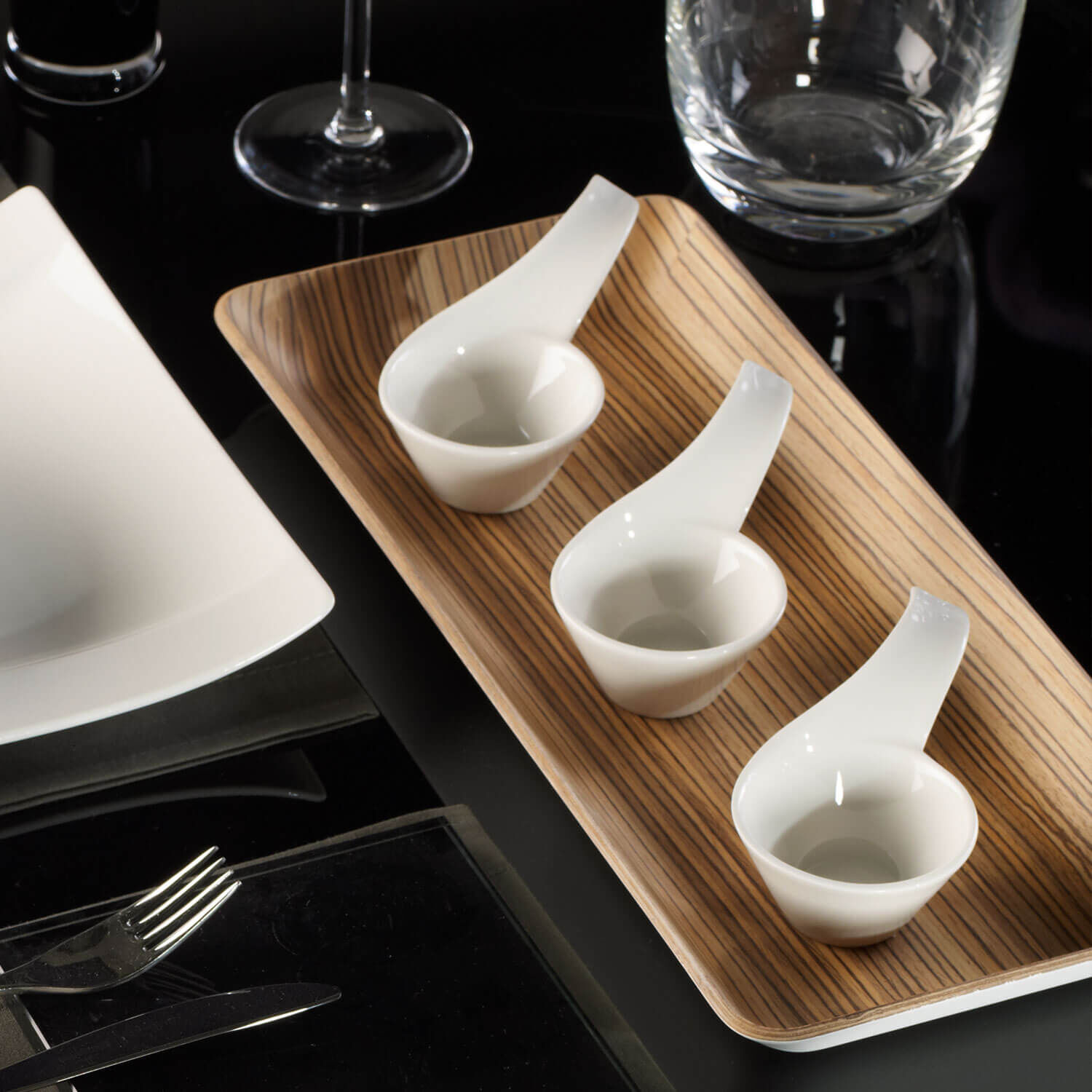 NewWave Dipping bowl - White, 1.4 oz, Premium Porcelain