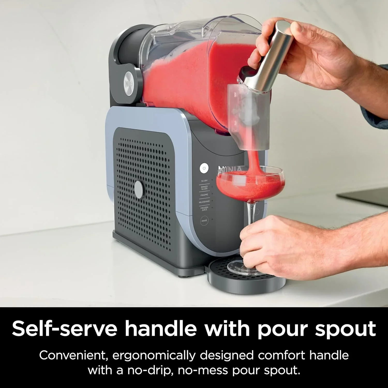 Machine à granita Ninja SLUSHi avec technologie RapidChill, 2,5 L (88 oz), 5 programmes prédéfinis