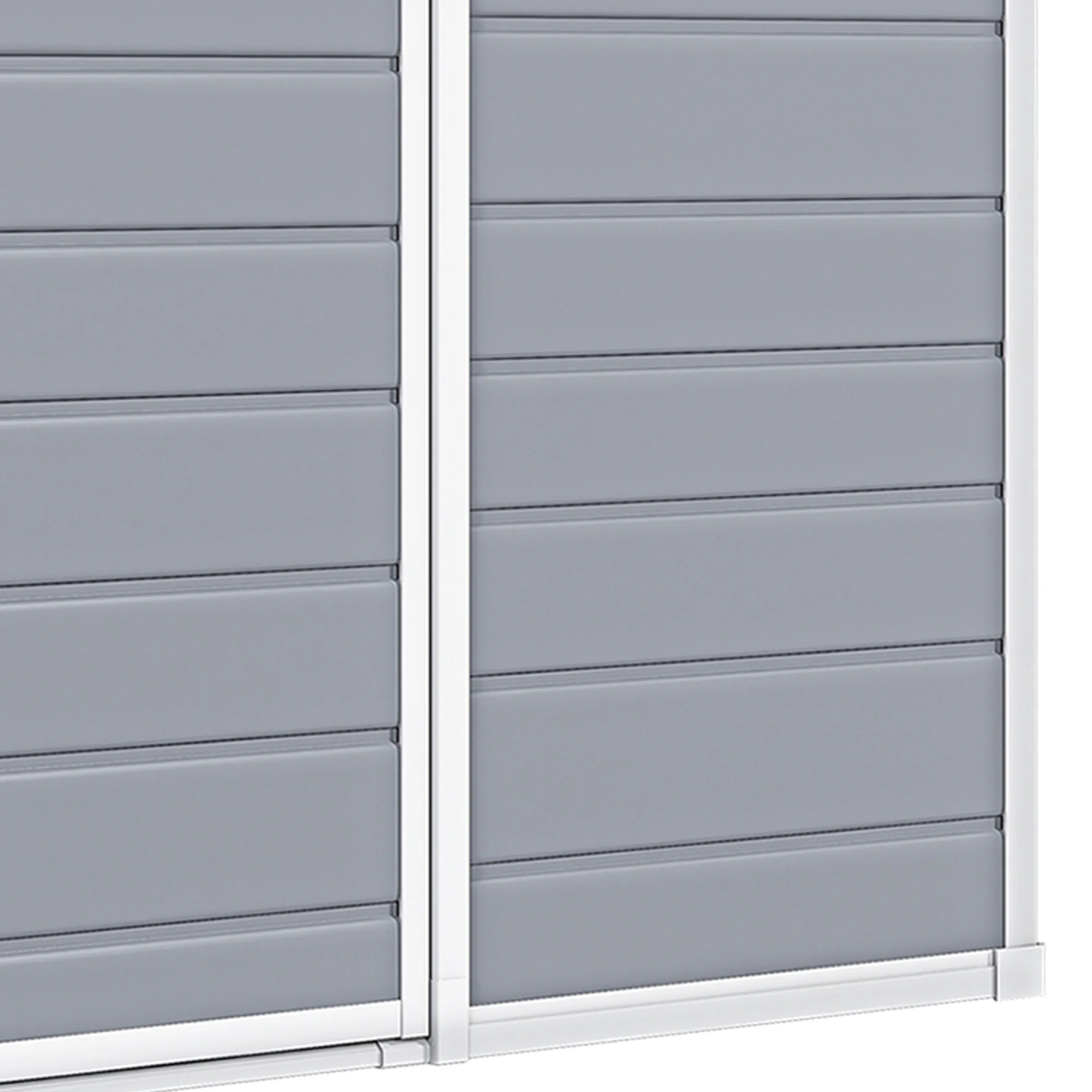 Resin Outdoor Storage Shed, 5x3 FT with Floor All Weather Resin Storage Shed with Lockable Door Window, Waterproof Image 8