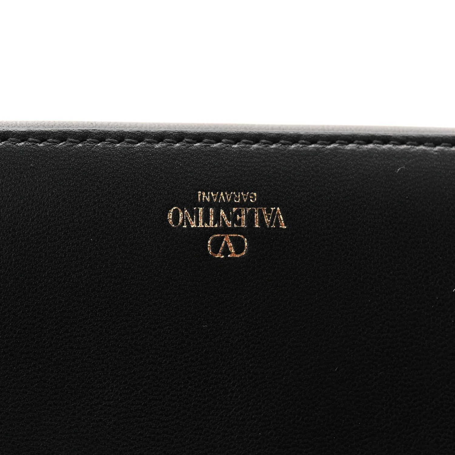 Nappa VLogo Bold Bucket Bag Black