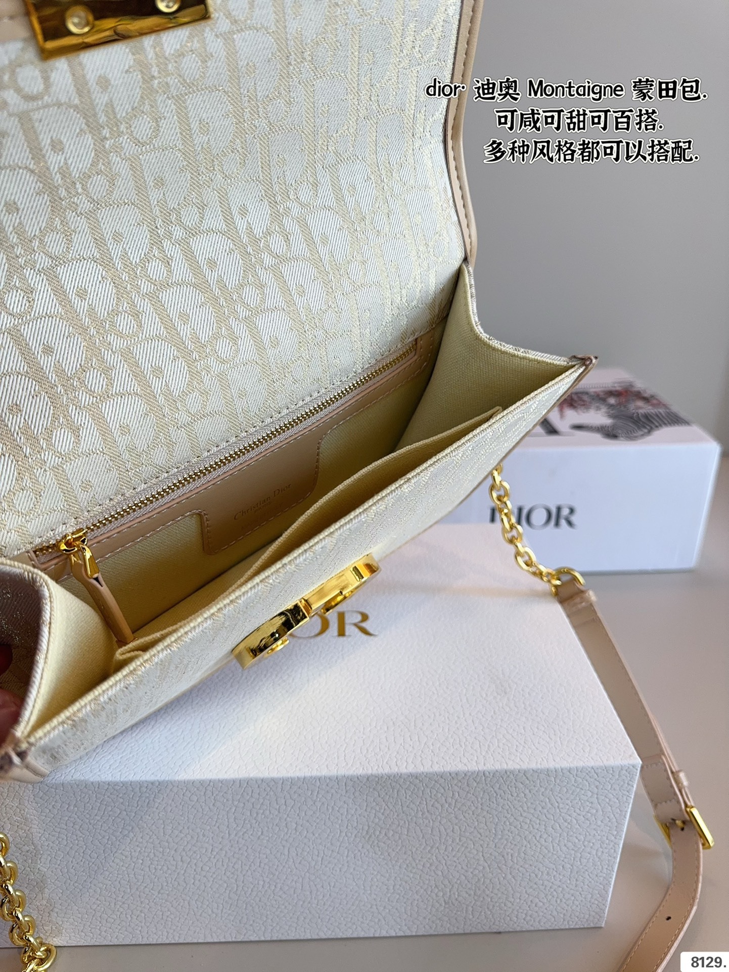 D new arrival Montaigne bag size: 25/21cm