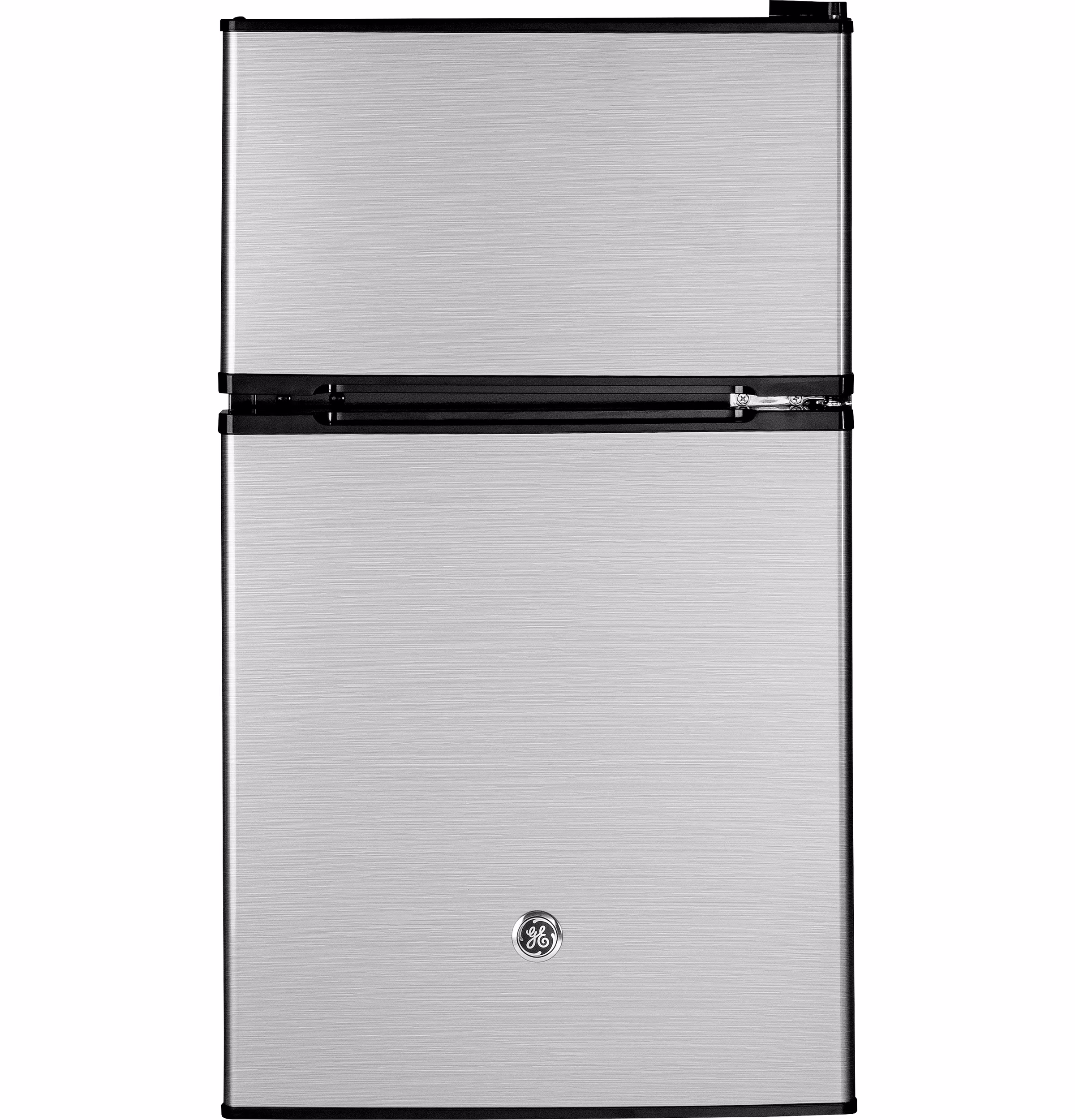 3.1 Cu. Ft. Freestanding Double Door Compact Refrigerator, Steel(Stainless Steel)