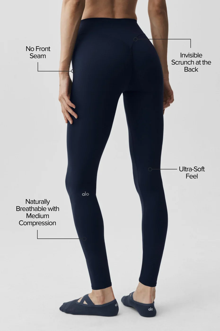 ALO Softsculpt 7/8 Define Legging - Navy
