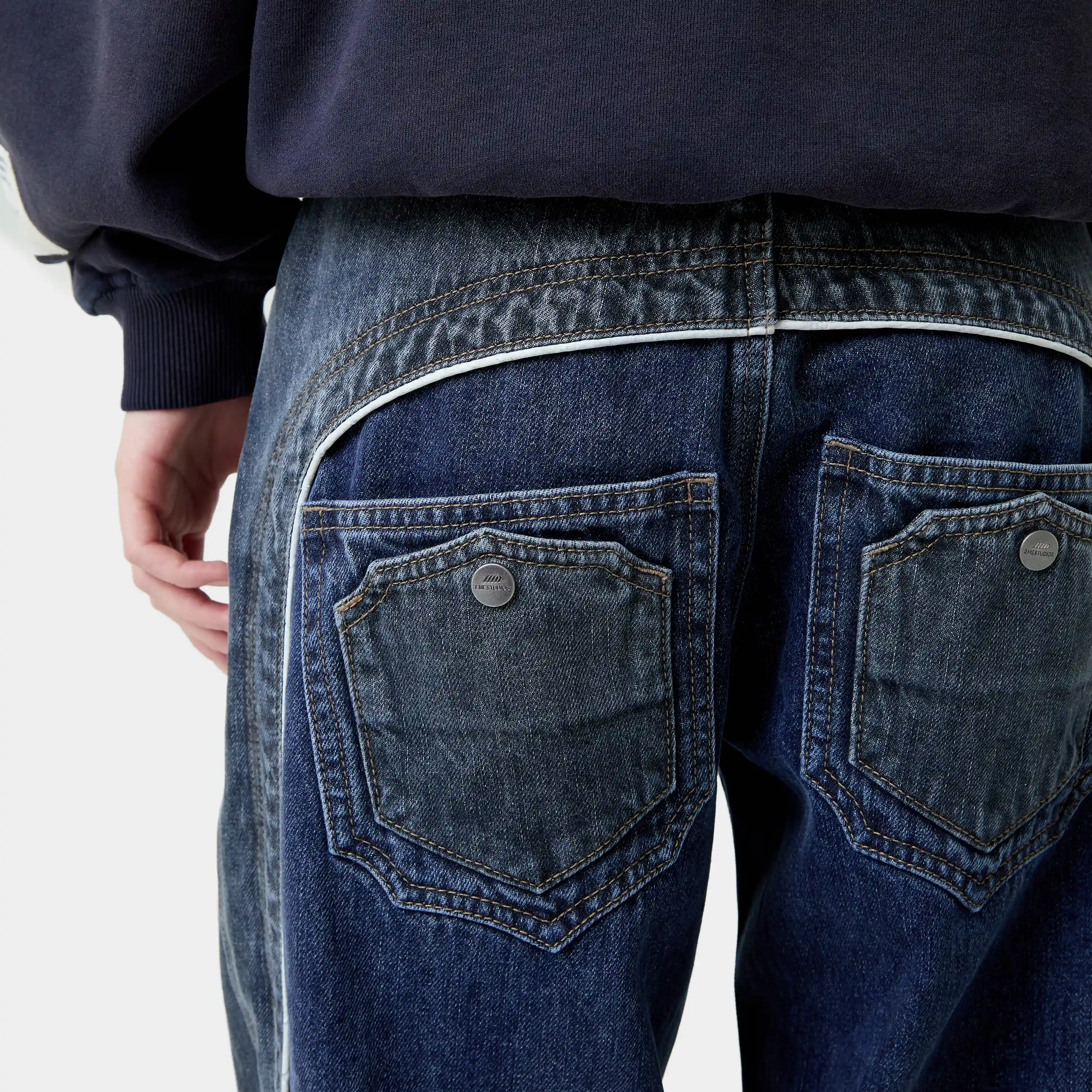 Dual Dark Blue Pants