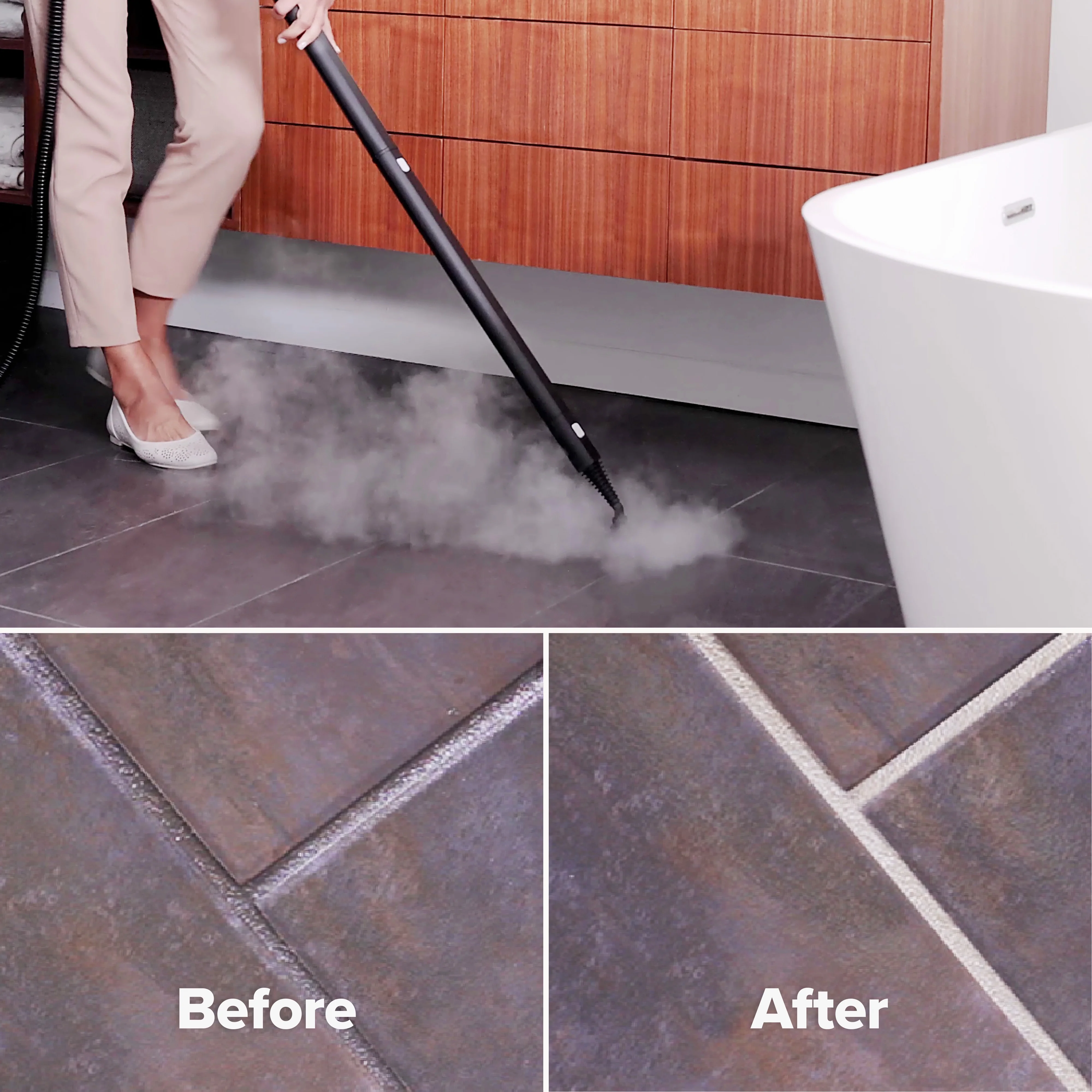 Neat Steam Cleaner 17-Piece Kit �?Our bestselling multipurpose steam cleaner with all the tools to clean, detail, sanitize*, deodorize floors, grout, bathrooms, kitchens and more. 1500w - Image 5
