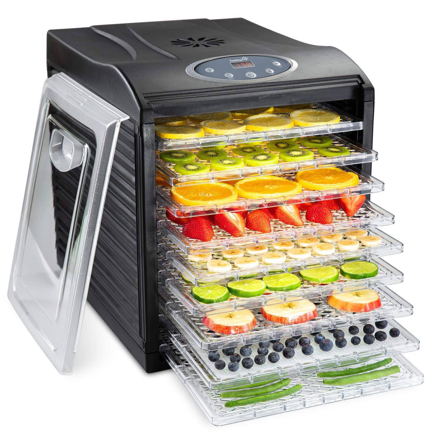 Ivation 9 Tray Countertop Digital Food Dehydrator