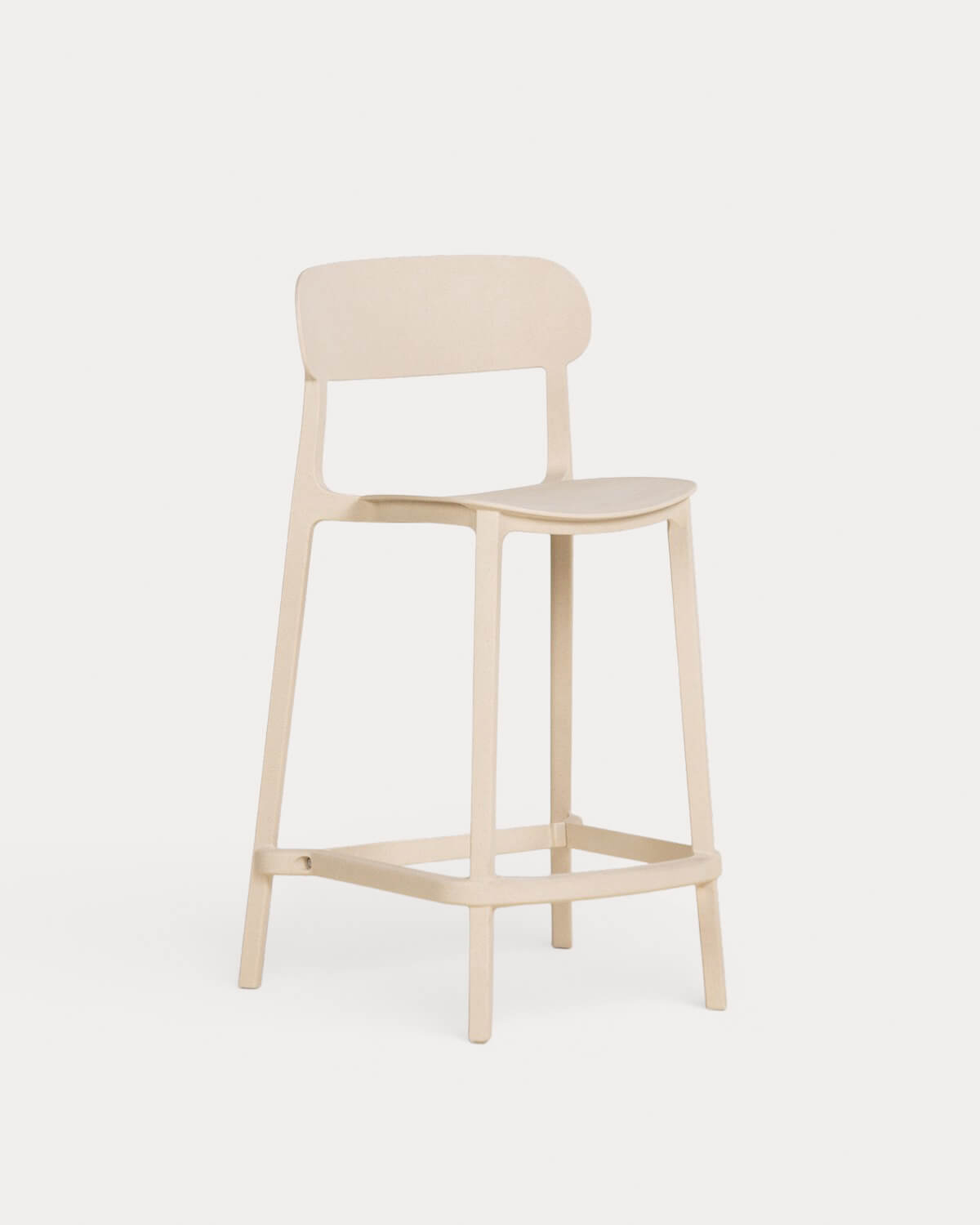 Briel - Pack 4 Taburetes Altos de Polipropileno (65 cm) Briel