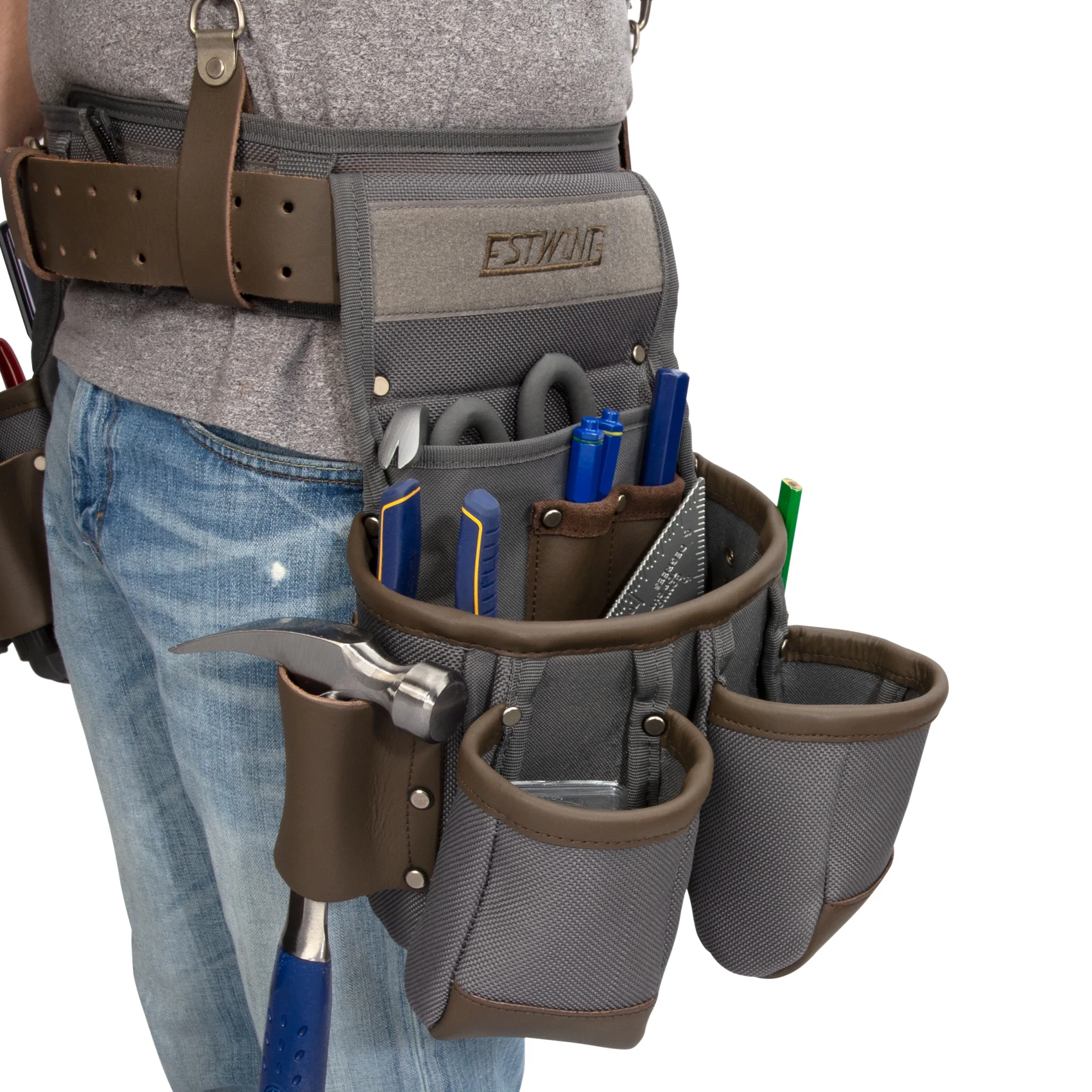 94745 15-Pocket Framer's Tool Pouch Apron Set - Image 4