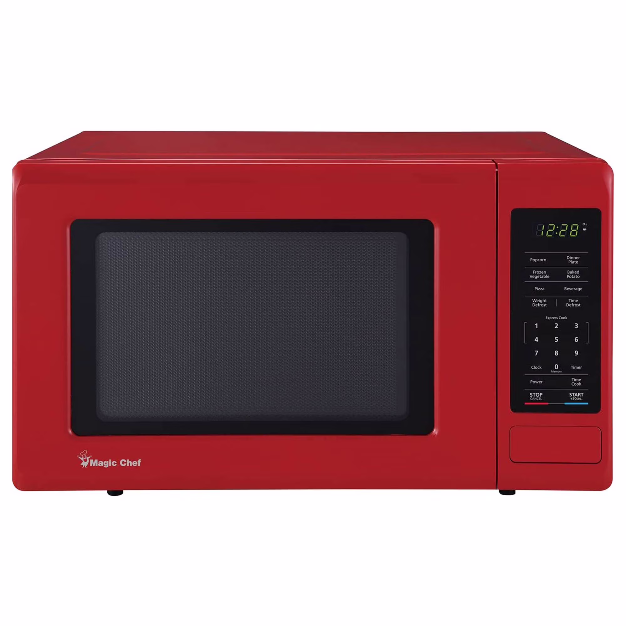 0.9 cu ft Countertop Microwave Ovens in New Model(New Model/Red)