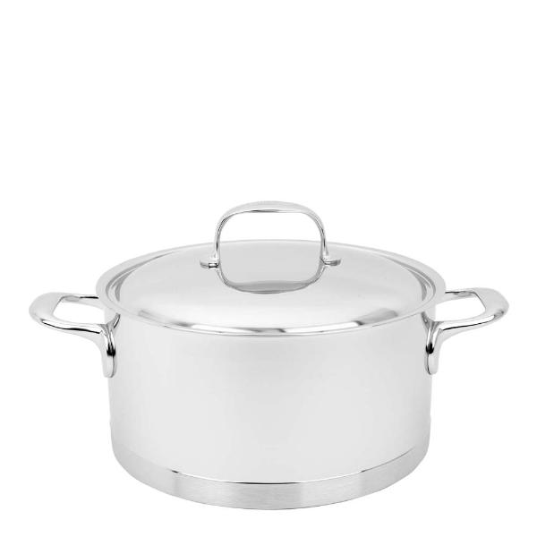 Atlantis 7 gryte med lokk 24 cm 5,2L rustfritt stål