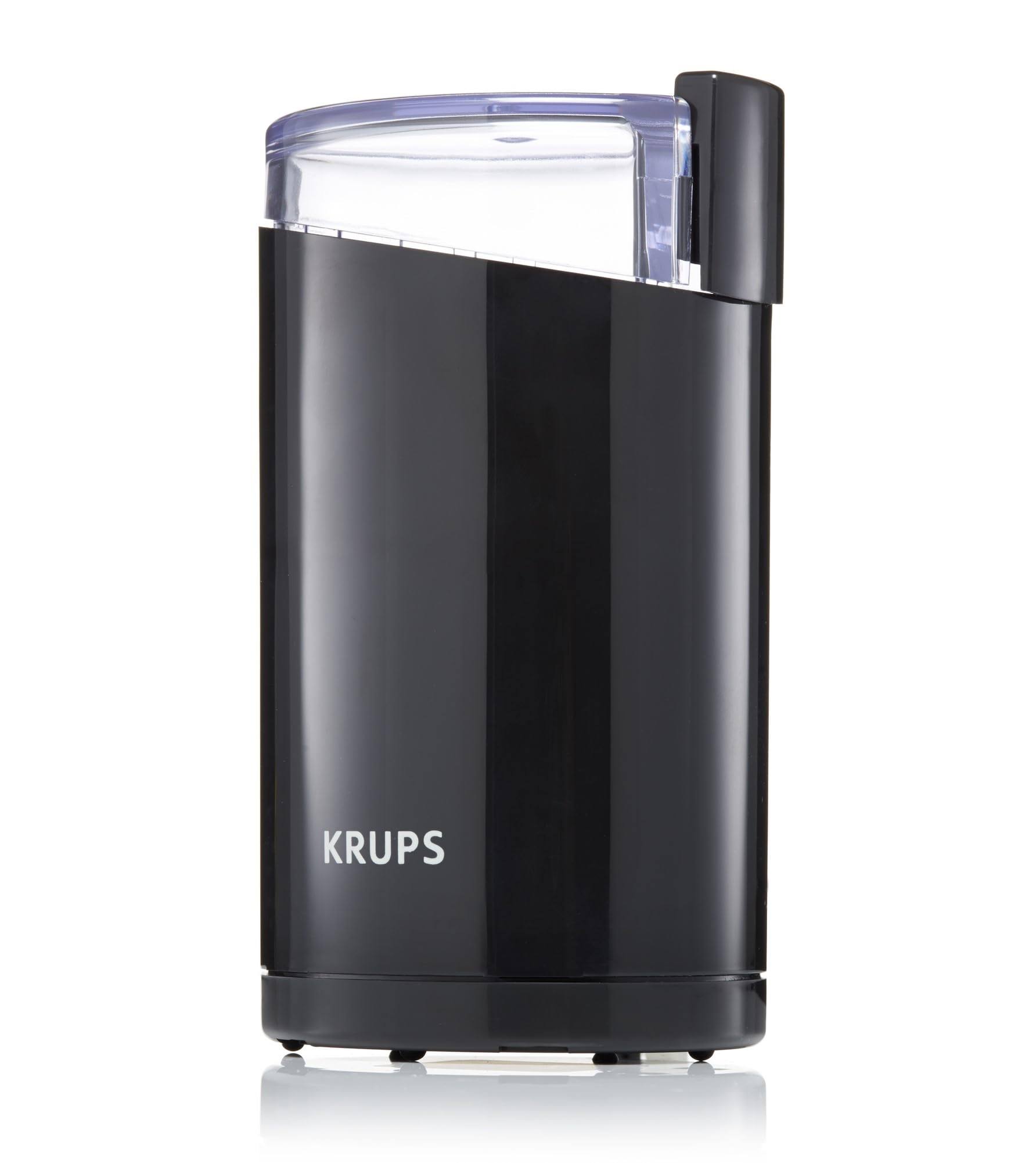 Krups F20342DI Electric Spice and Coffee Grinder, Stainless Steel Blades, Black
