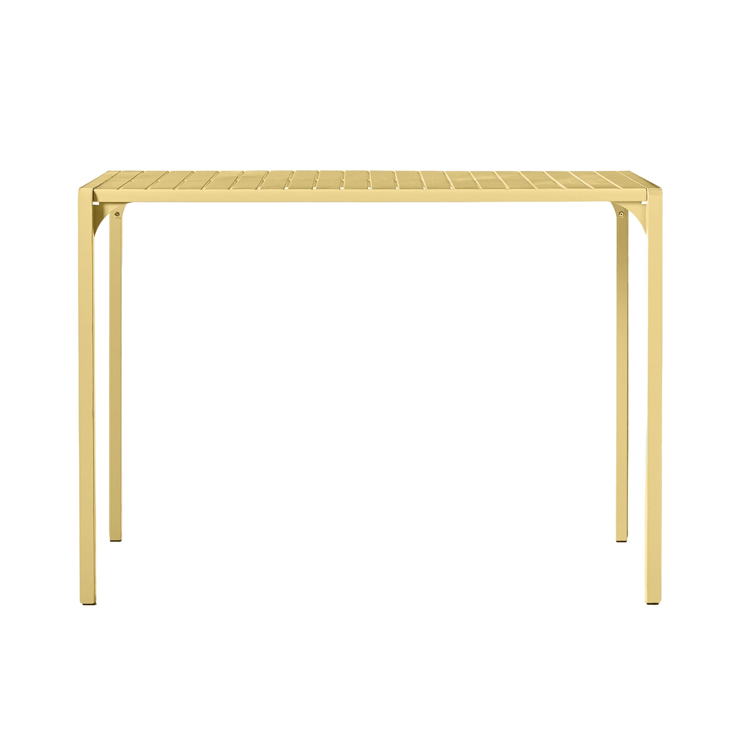 Kace Outdoor Bar Table 140cm Butter Yellow