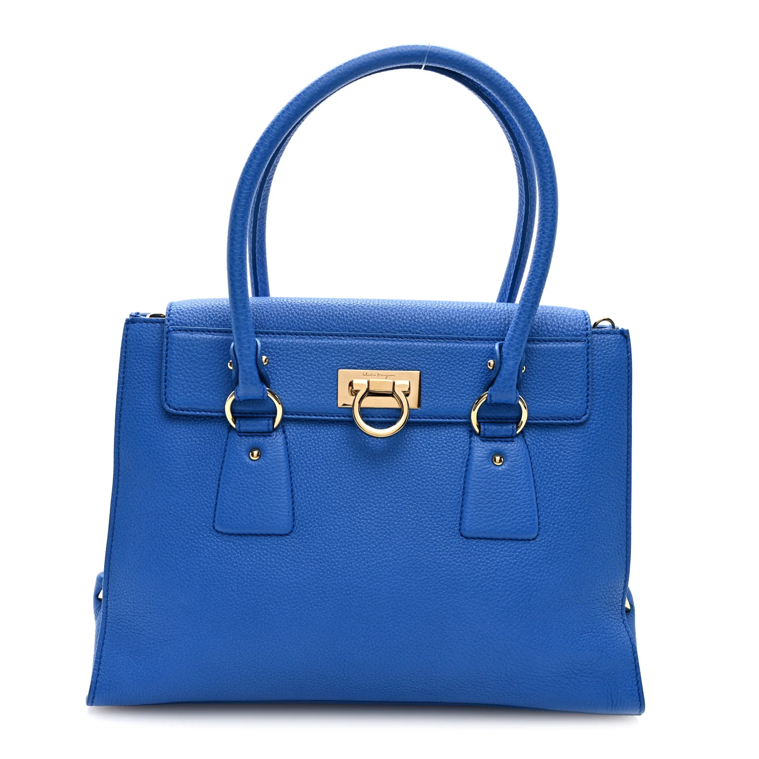 Calfskin Lotty Satchel Bleu Indien