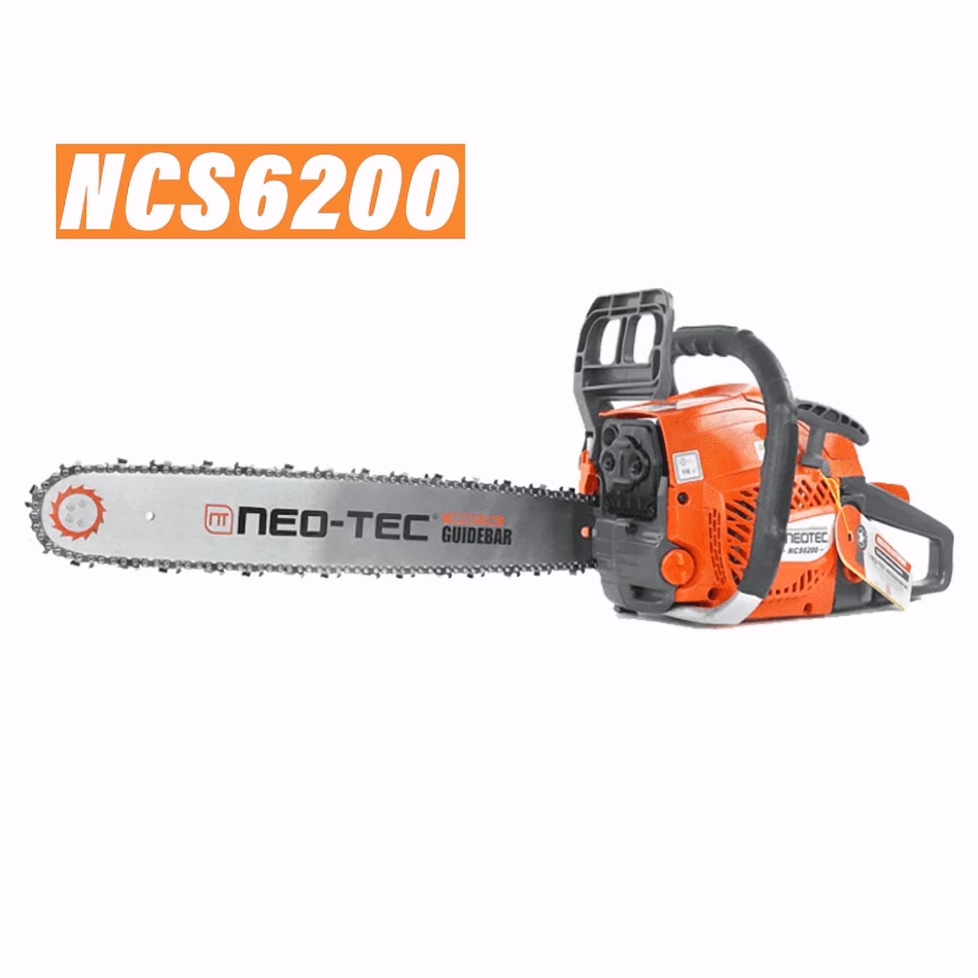 NEO-TEC NCS6200 20 62cc 2-Cycle Gas Powered Chainsaw, Handheld for Wood Cutting and Garden Use