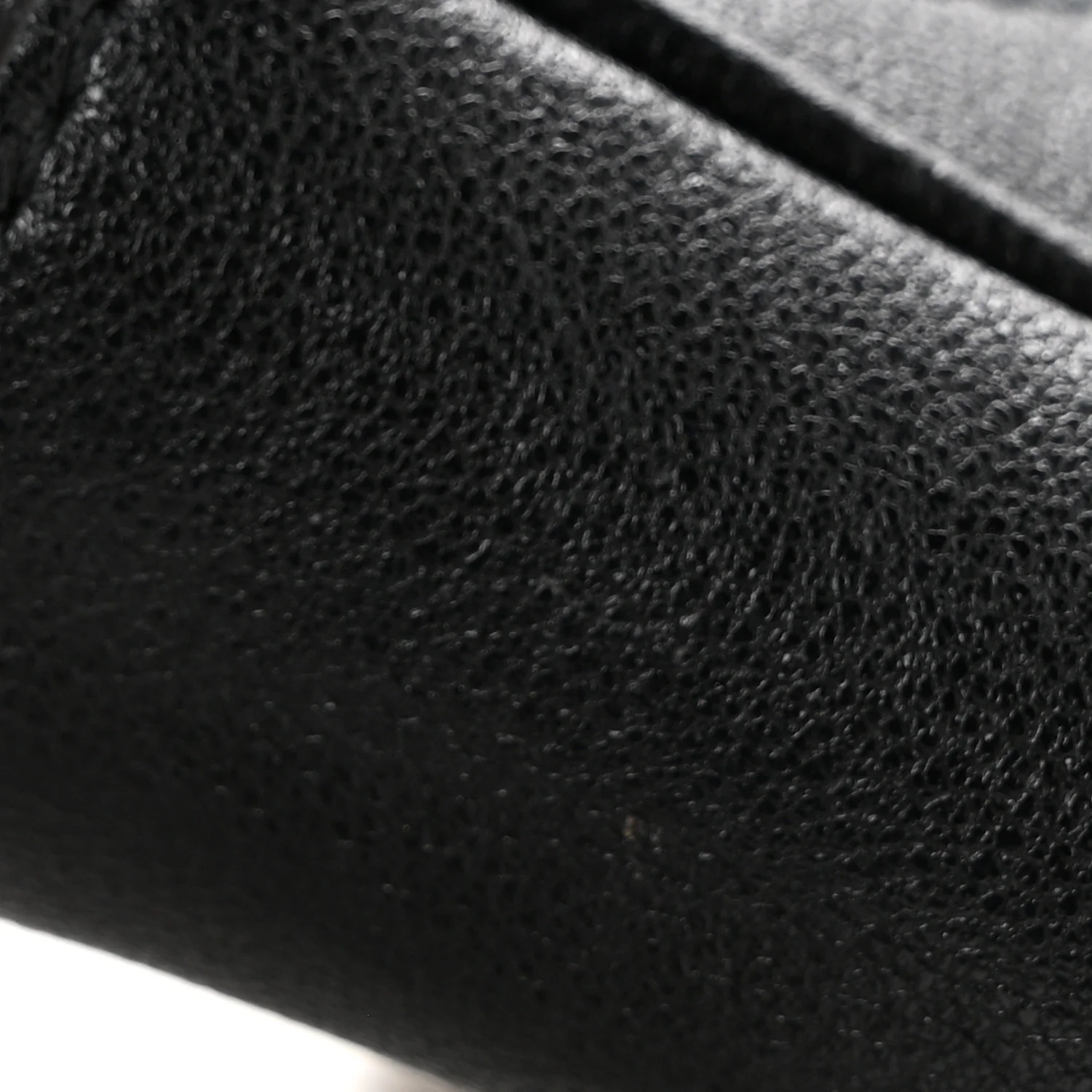 Sakai Be Green Calfskin Diagonal Stitched Mini Blondie Vertical Shoulder Bag Black