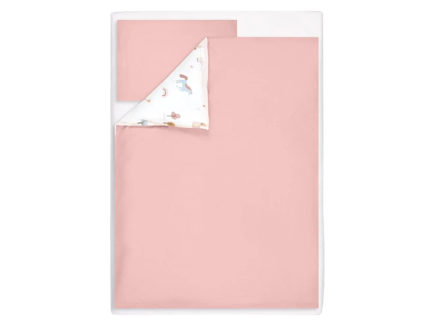 LIVARNO Parure de lit bb rversible, 3 pices