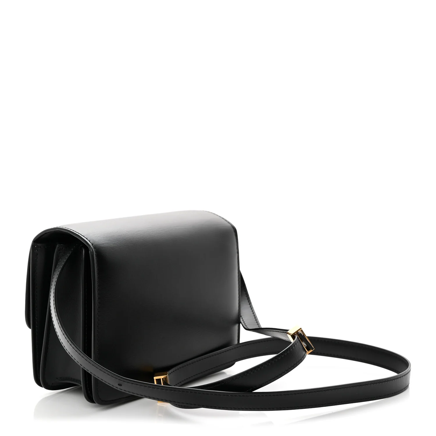 Box Calfskin Small Classic Box Flap Bag Black