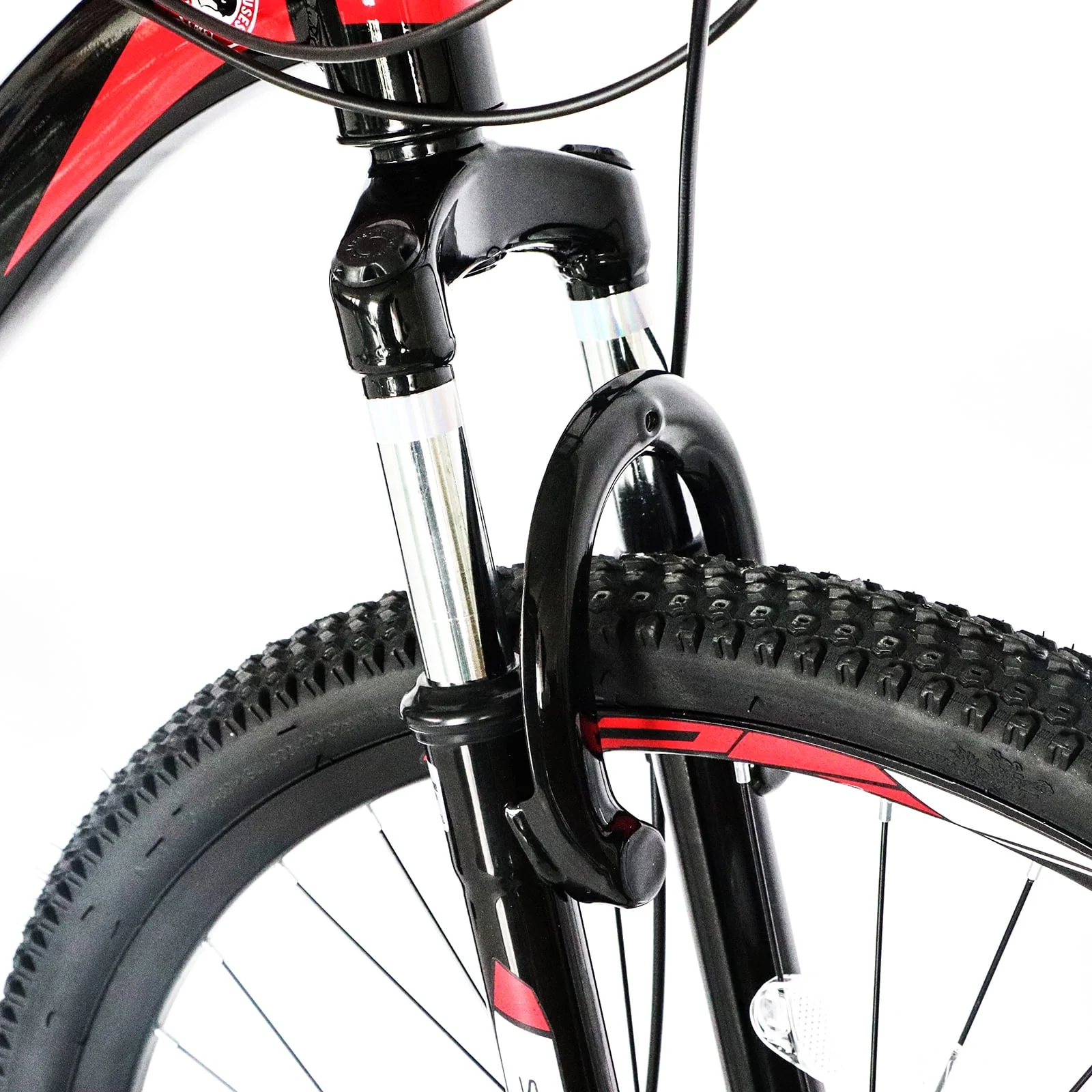 26 Inch 21 Speed Explorer Red Black Mountain Bike - Image 5