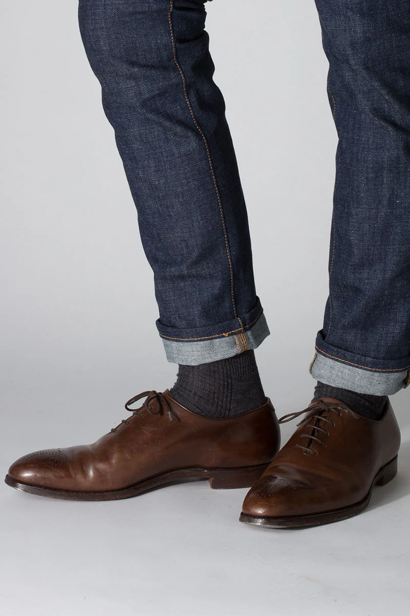 Mi-chaussettes fines mixte en laine - Fabrication Française