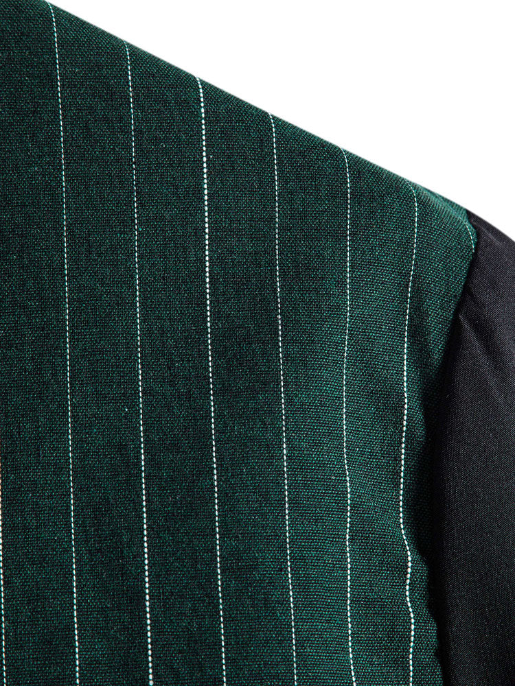 Chemise à rayures contrastées