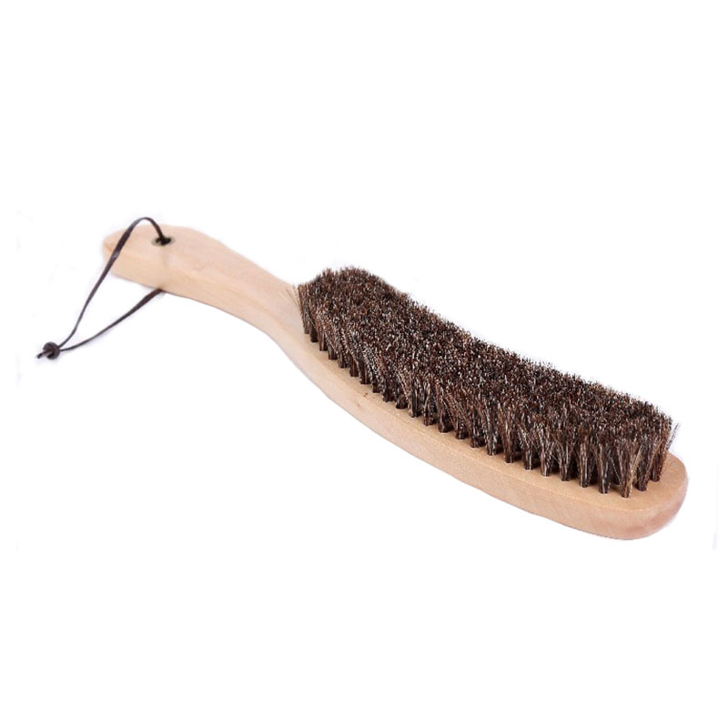 Custom logo Wooden U-shape Hat Cleaning Brush for Hat Gift Set