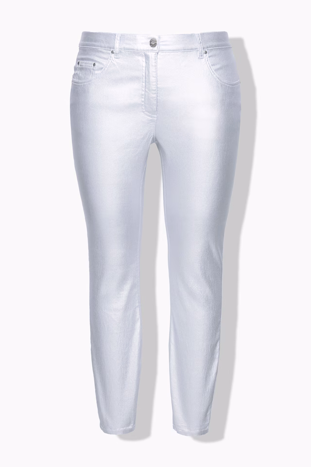 Coated Denim Stretch Skinny Pants