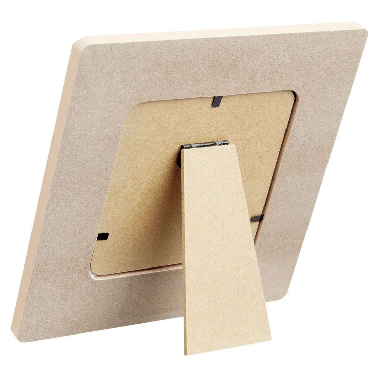 Cadre photo bois enfant décor animal 17x17cm pour photo 10x10cm (4 modèles)