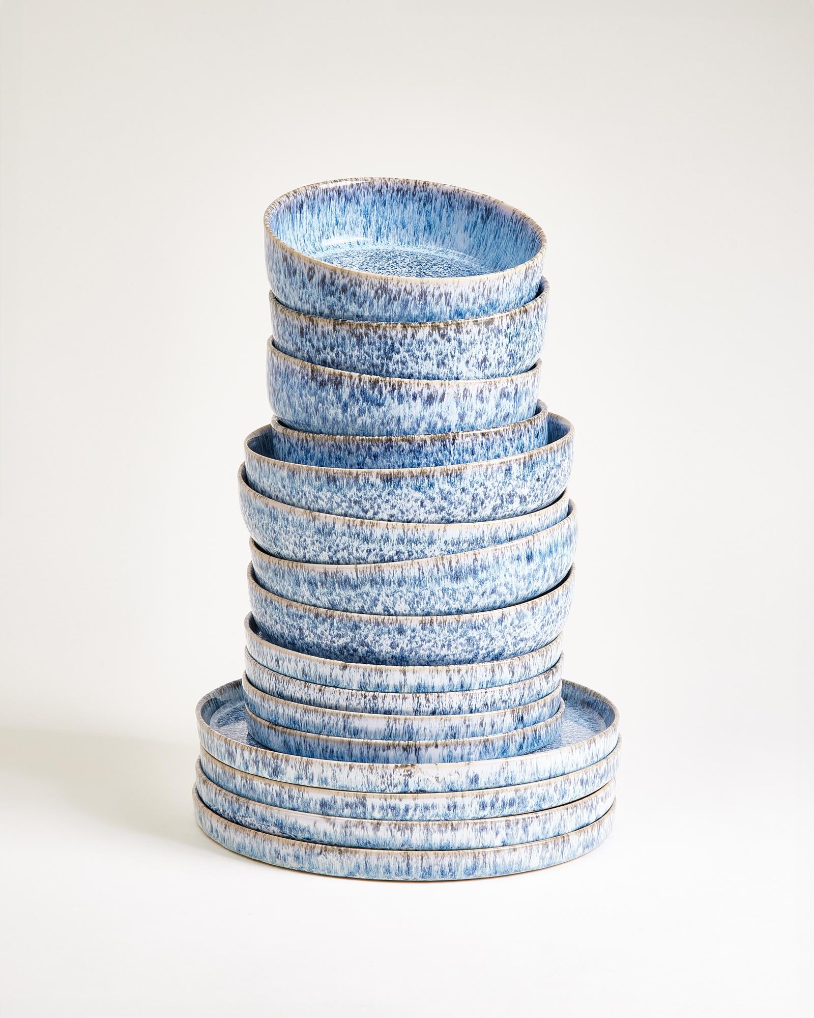 CORDOAMA - TABLEWARE SET MODERN BLUE 16 PIECES