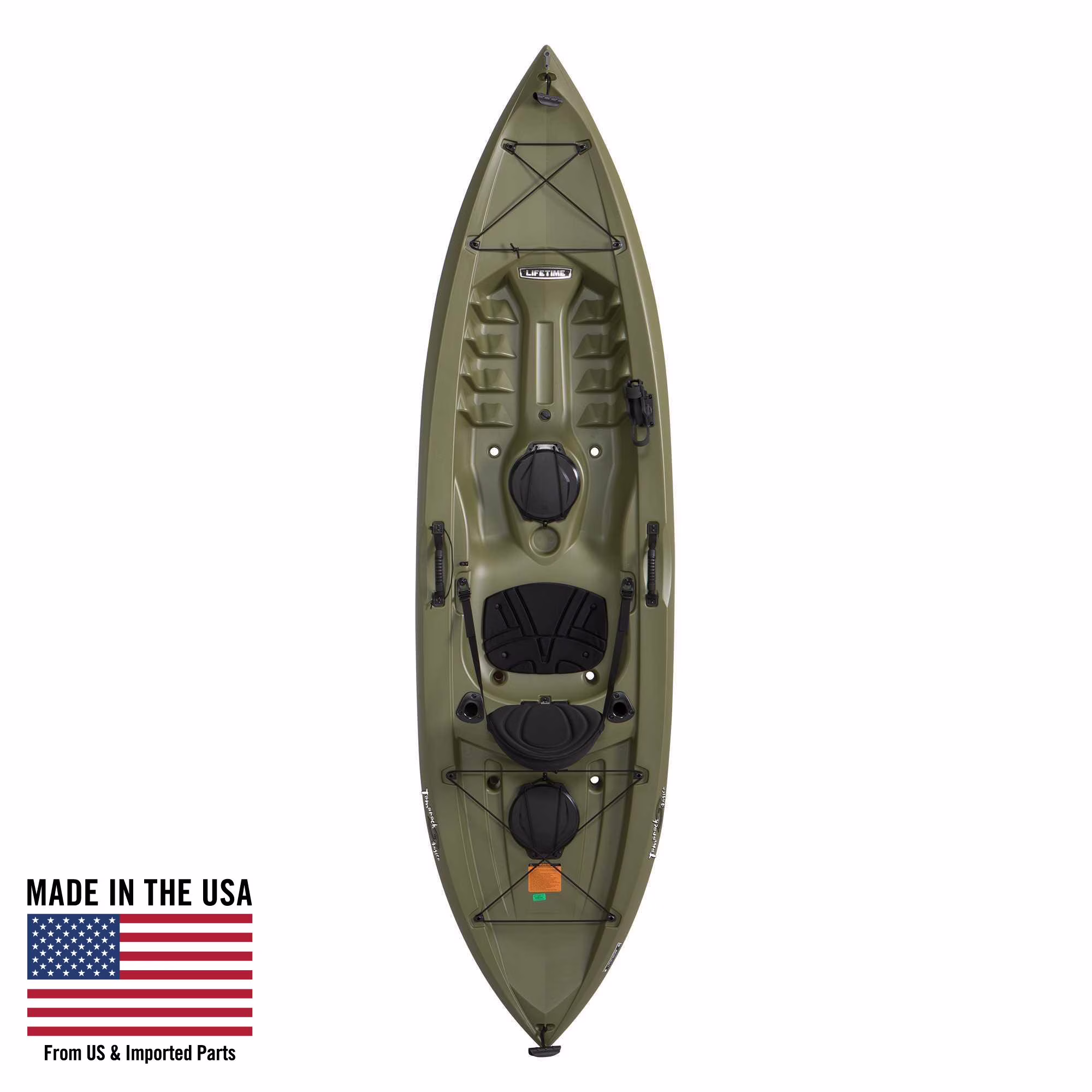 Lifetime Tamarack Angler 10 Ft. Fishing Kayak, Volcano Fusion (91340)