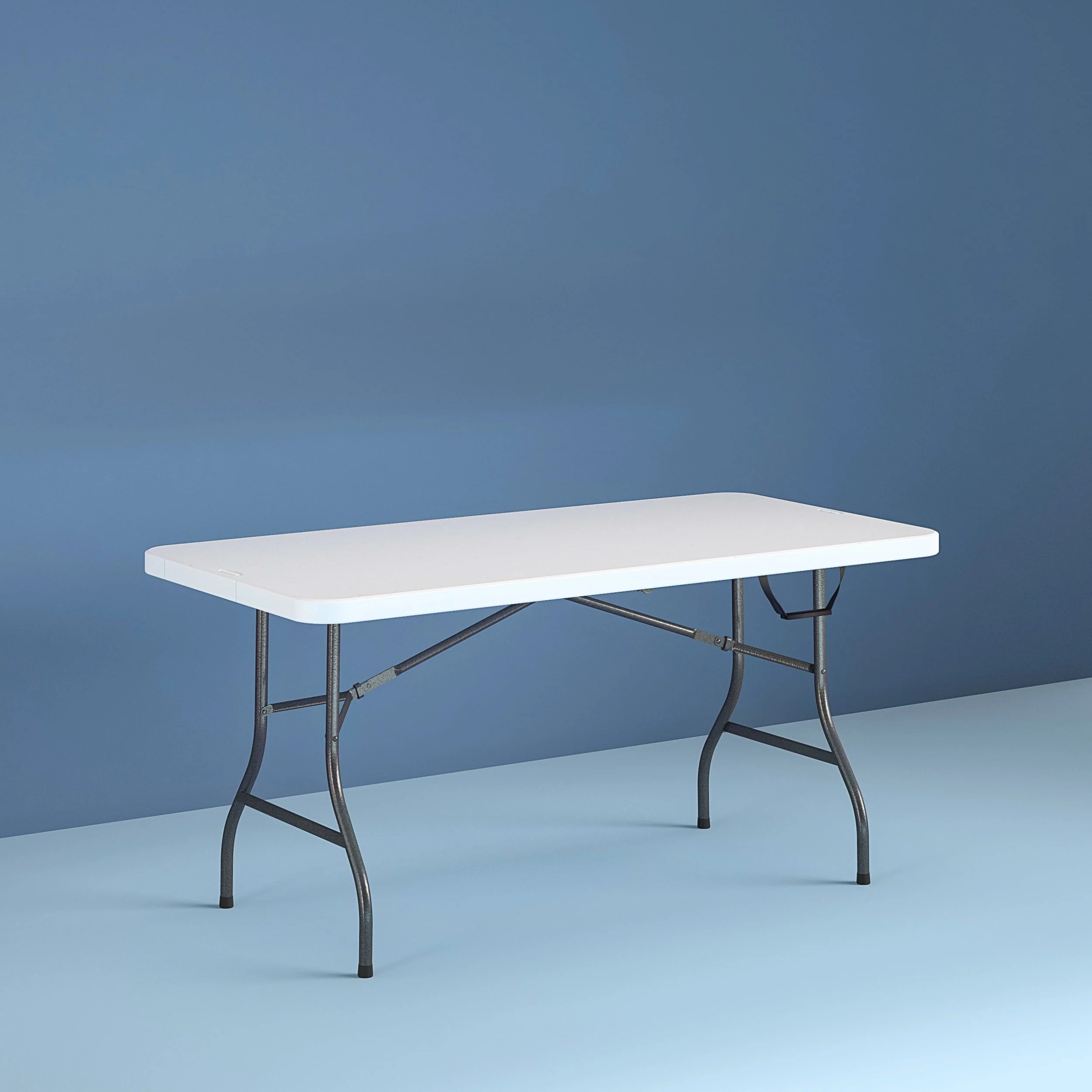 Cosco 6 Foot Folding Table in White Speckle