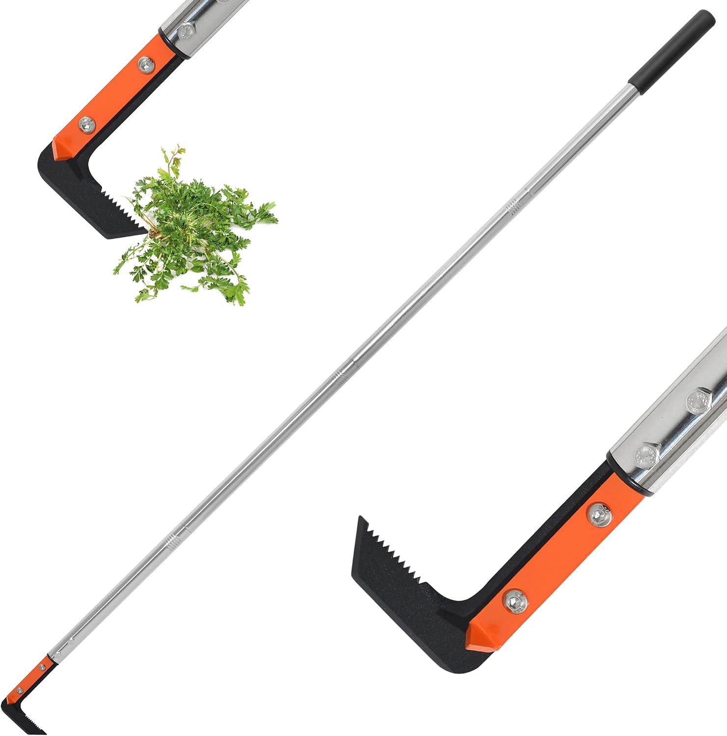 59in Crack Weeder with Spring Steel L-Shaped Serrated Teeth Blade