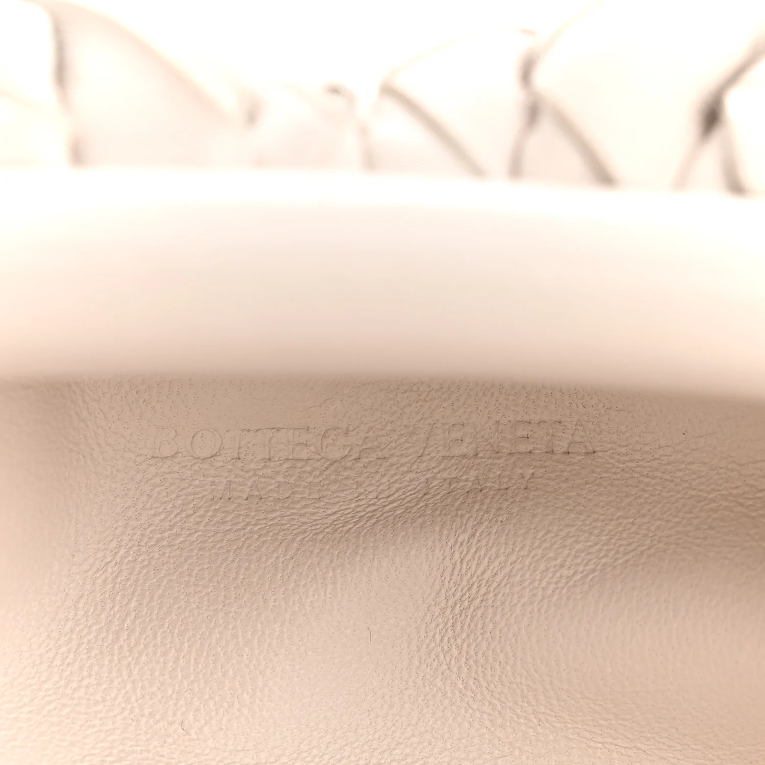 Nappa Intrecciato The Mini Pouch Chalk