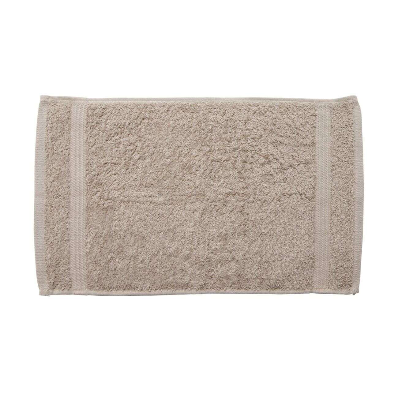 Serviette invité coton beige 30x50cm