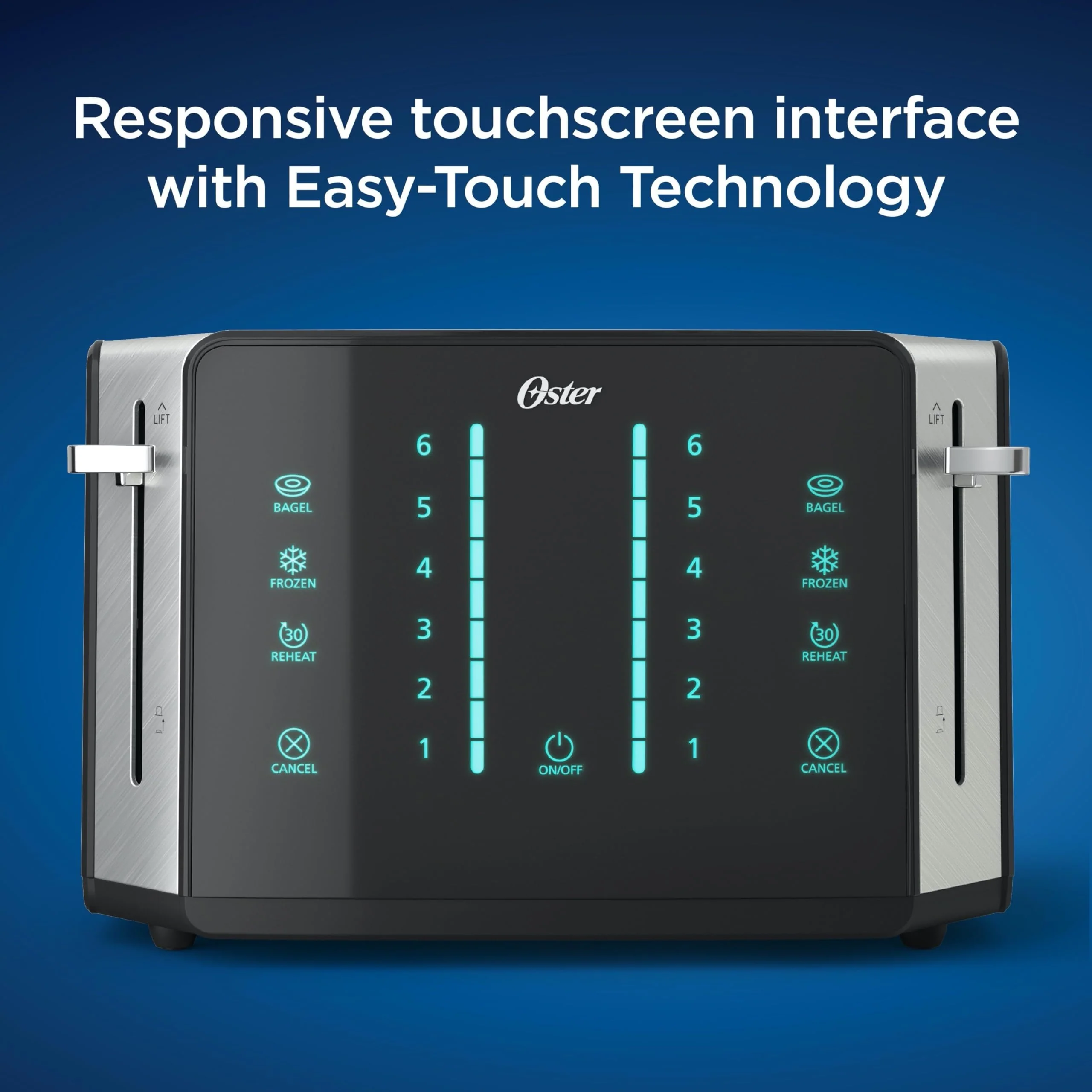 Oster 4-Slice Toaster with Touch Screen
