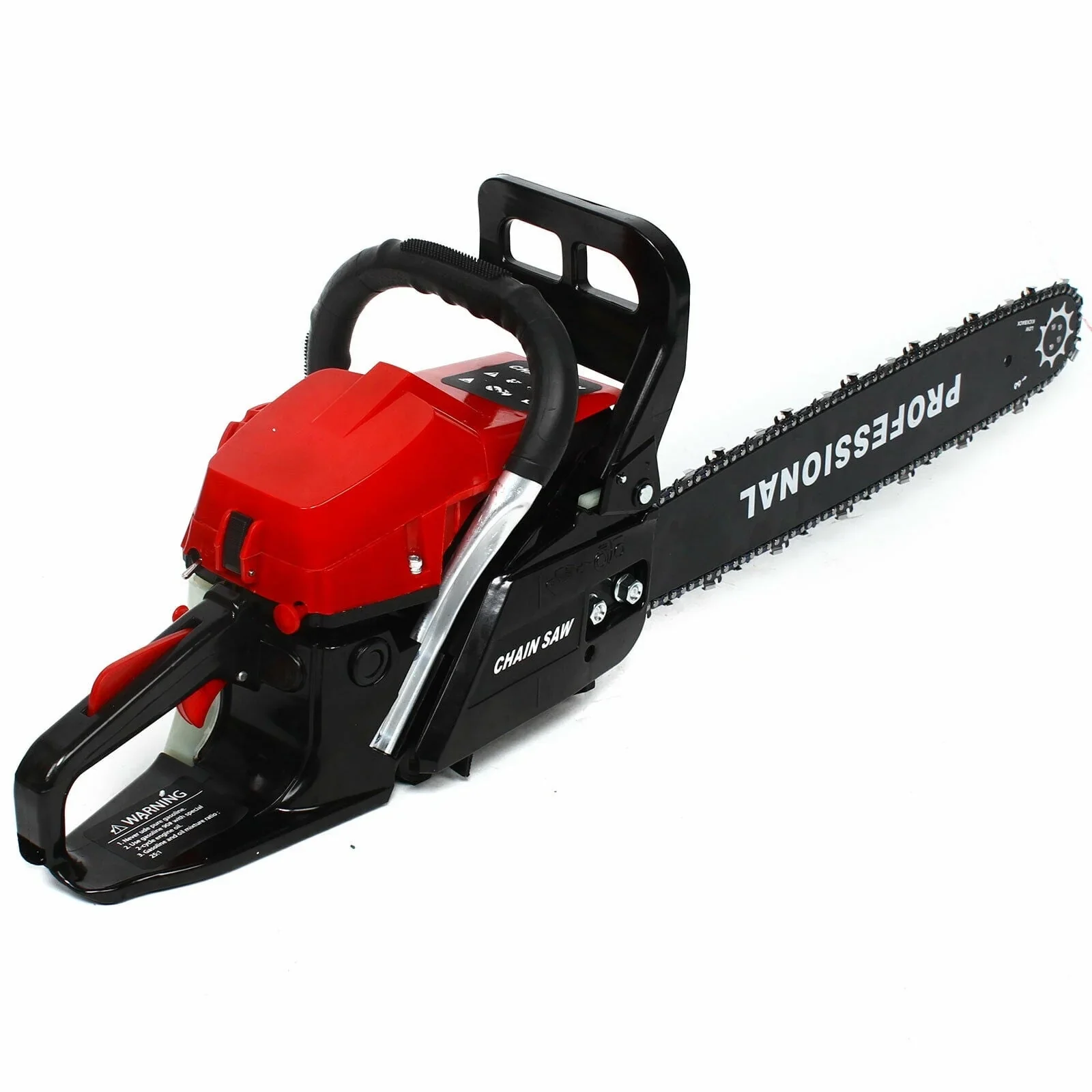 YIYIBYUS 62cc Gas Chainsaw 20 Bar Gasoline Powered Chain Saw Wood Tree Cutting Garden Farm Tool 2-Stroke Top Handle