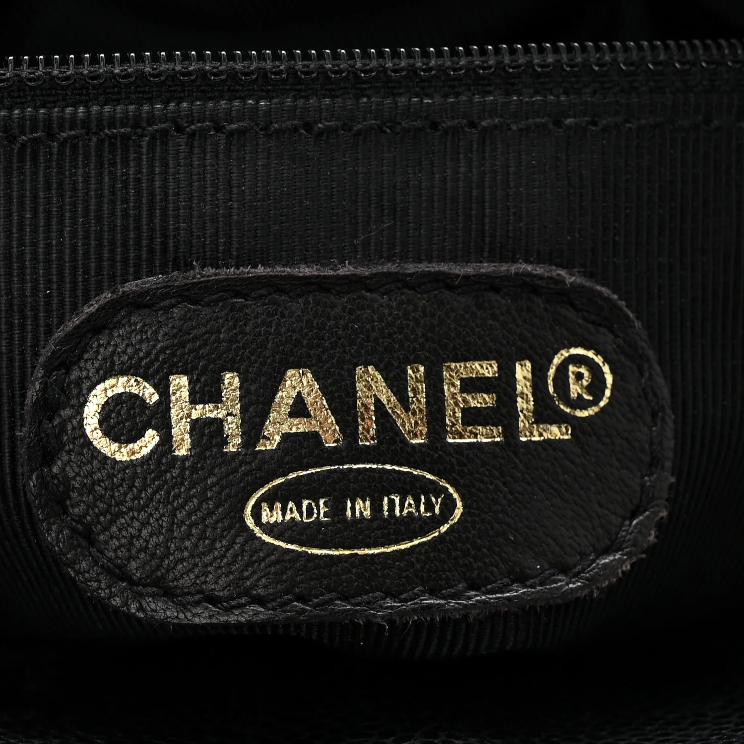 Caviar Flap Shoulder Bag Black