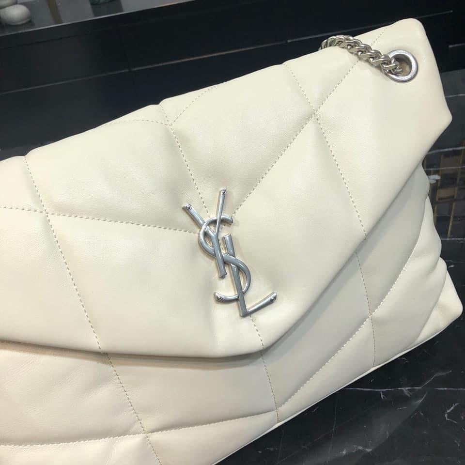 Y PUFFER MEDIUM BAG IN QUILTED LAMBSKIN