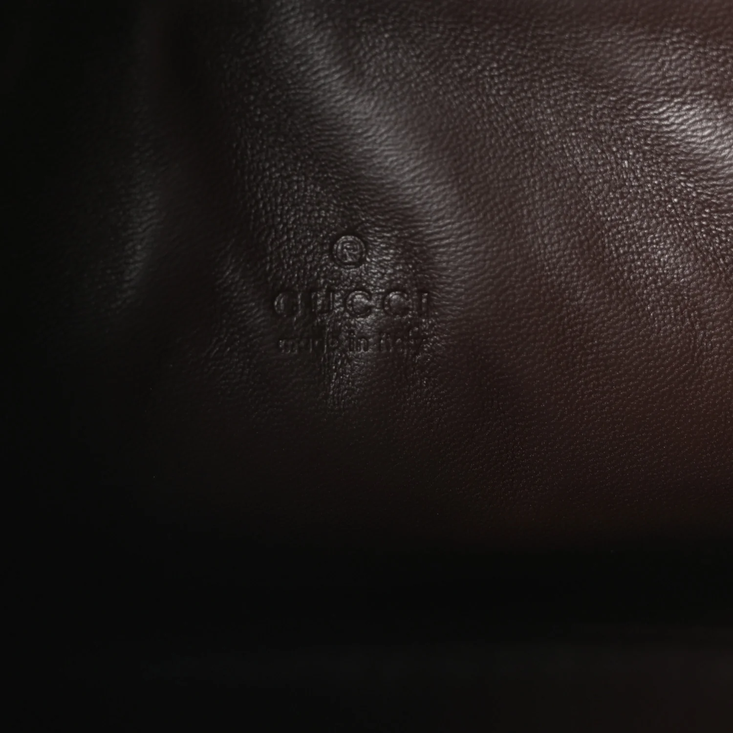 GG Suede B Medium Shoulder Bag Brown