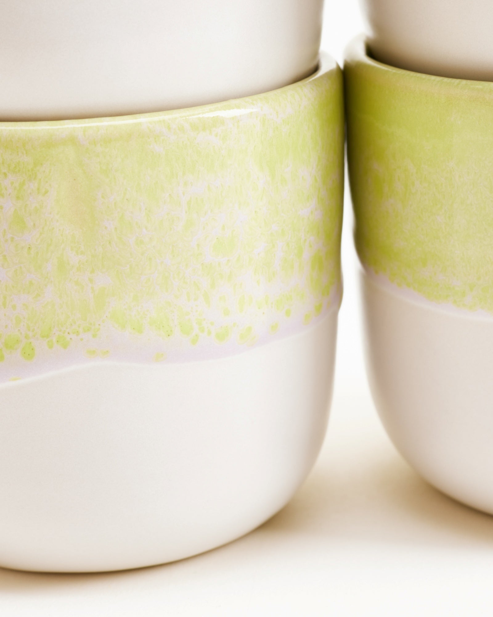 COIMBRA - SMALL CUP LIME SET OF 4