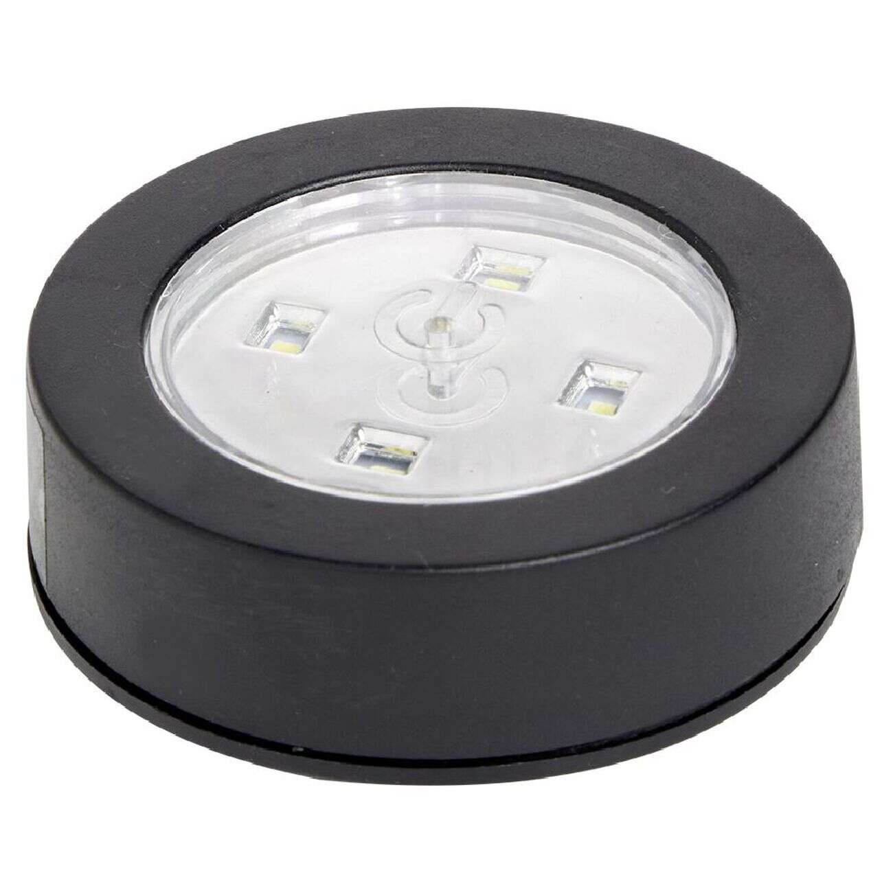 Lampe push 4 led - Ø7x2,4 cm