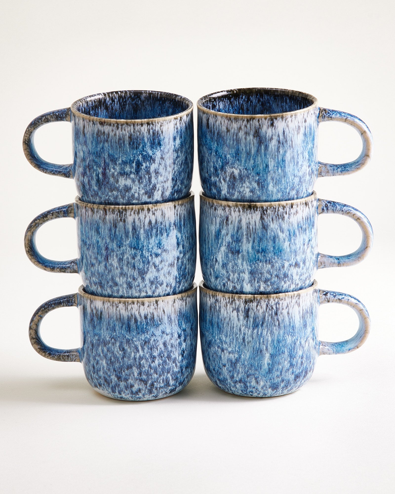 CORDOAMA - LARGE MUG BLUE SET OF 6